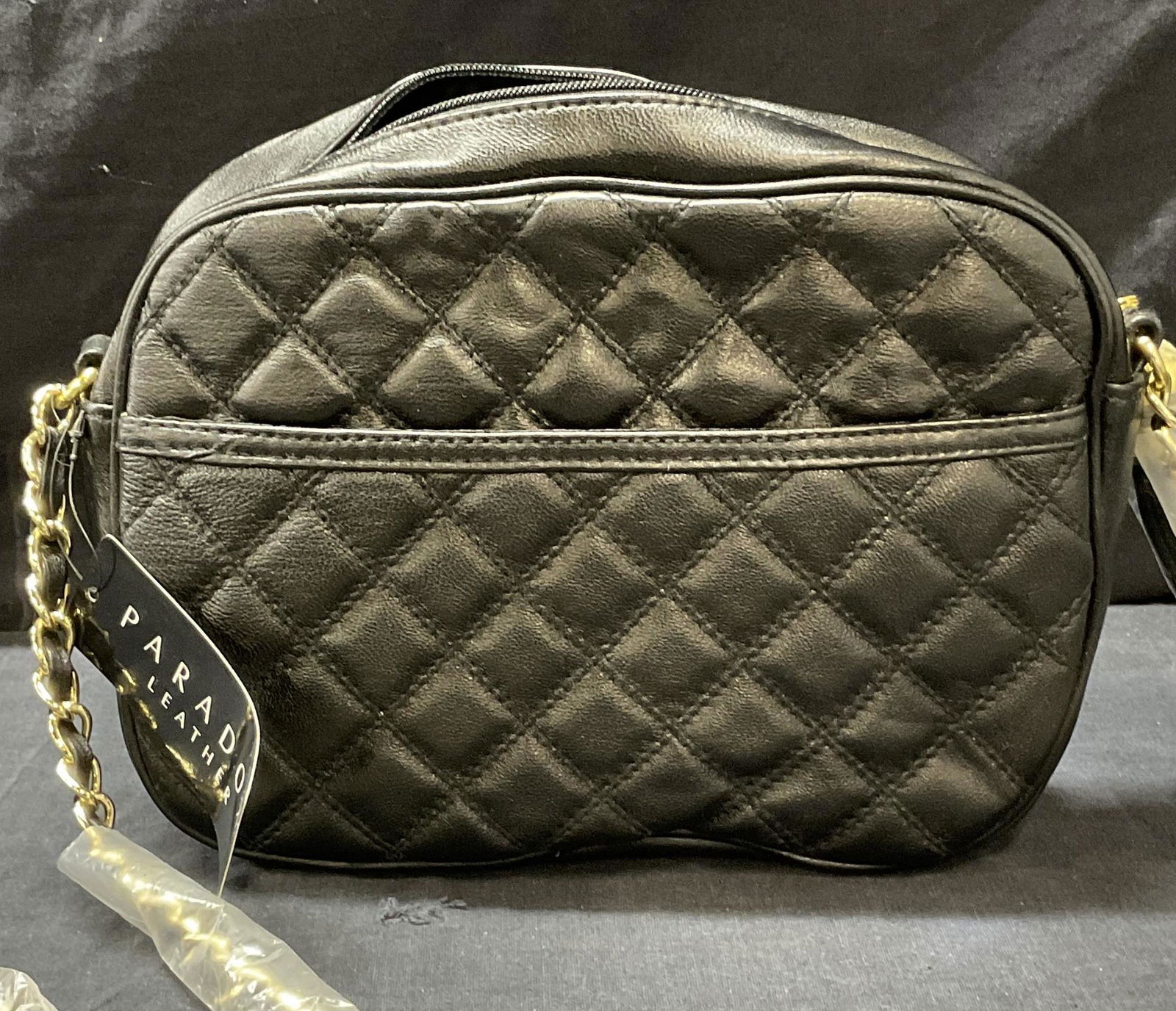 PARADOX LEATHER New Black Cross Body Bag (1 of 6)