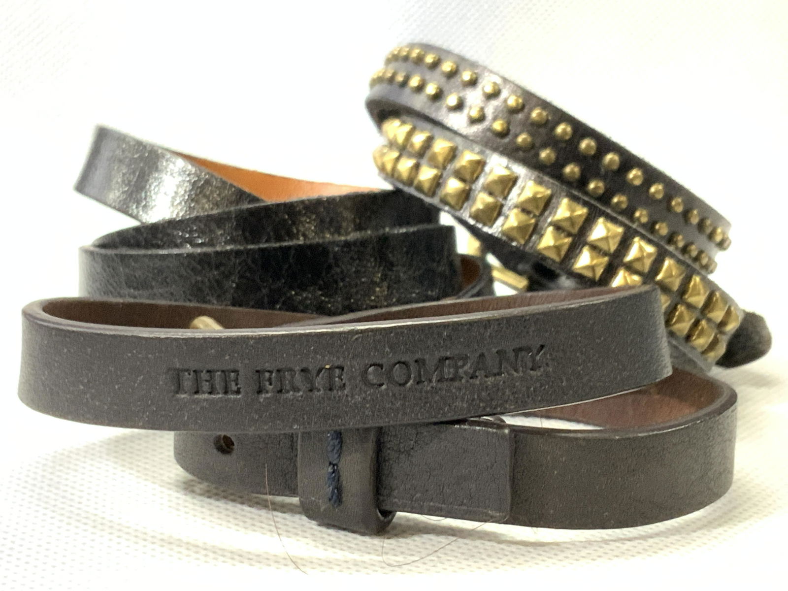 Leighalent & Frye Company Leather Wrap Bracelets (1 of 6)