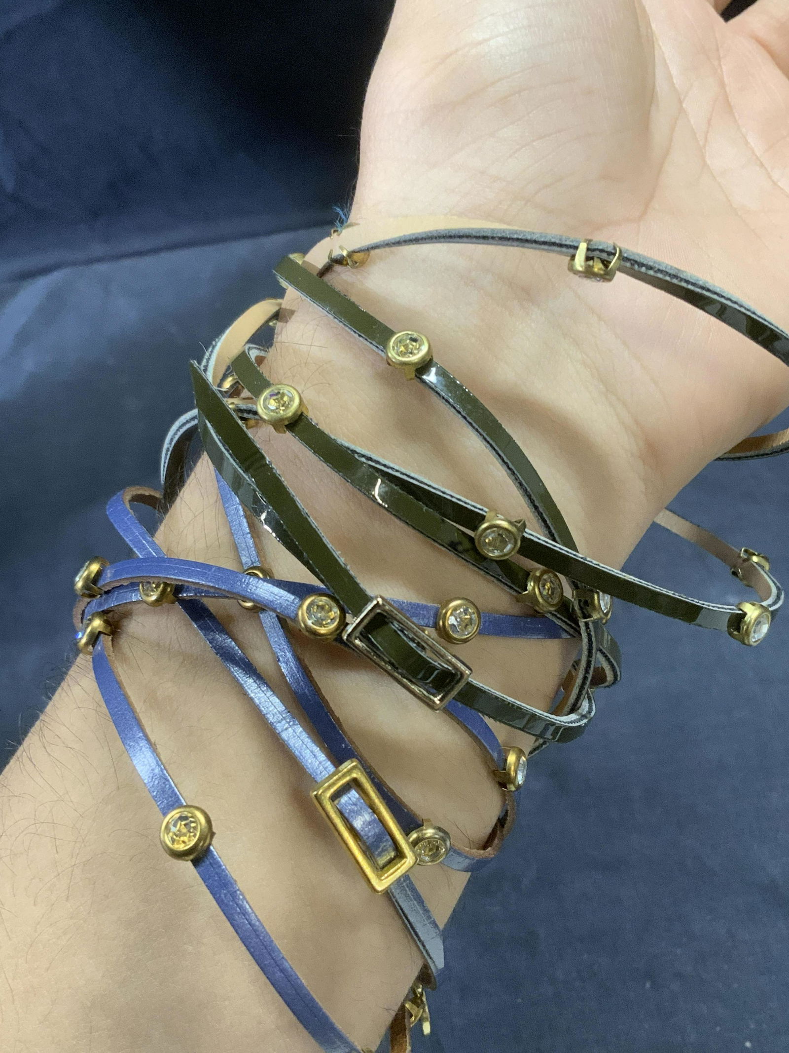 Leather Wrap Around Boho Bracelets (1 of 4)