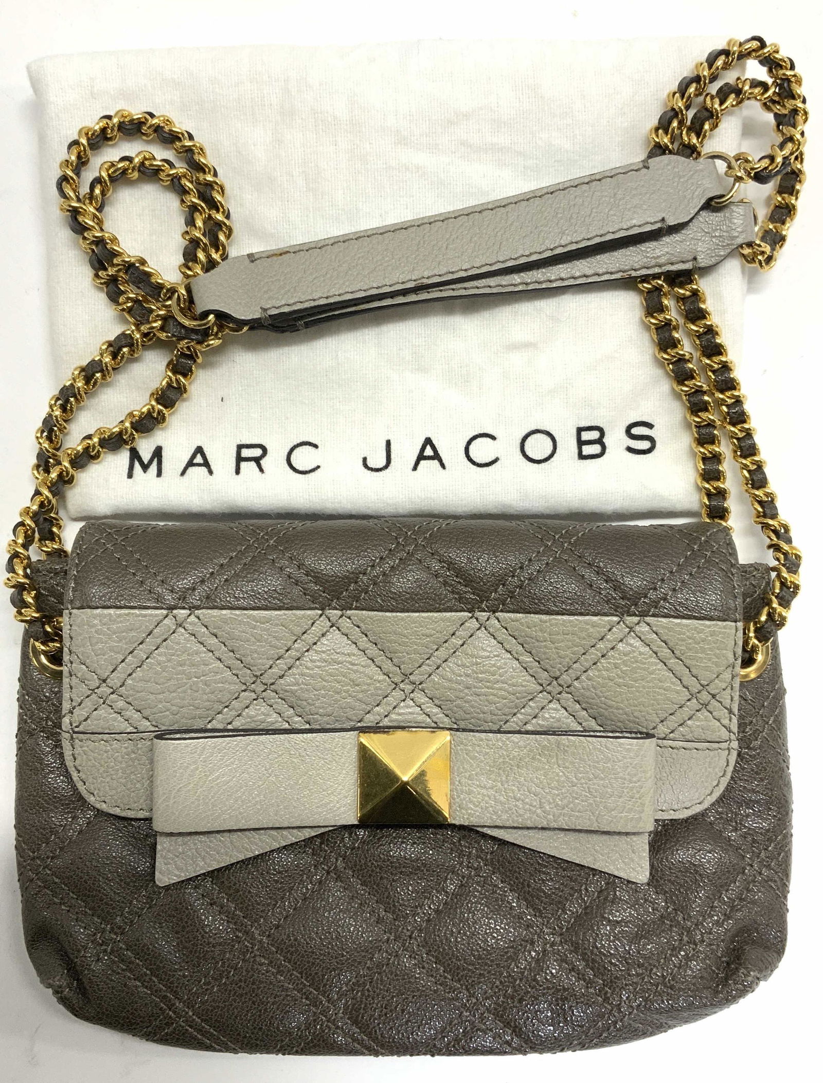 MARC JACOBS Quilted Color Block Shoulder Bag (1 of 5)