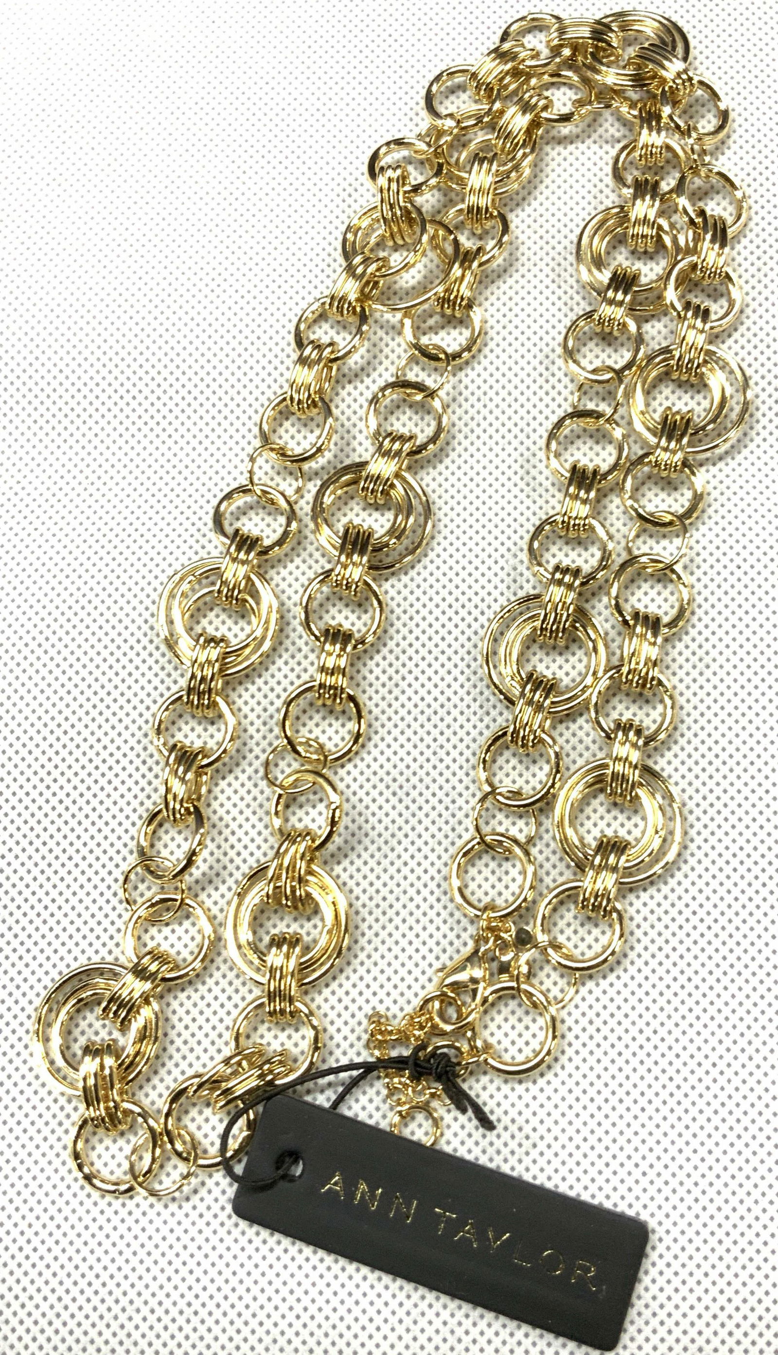 ANN TAYLOR Signed Statement Opera Necklace (1 of 4)