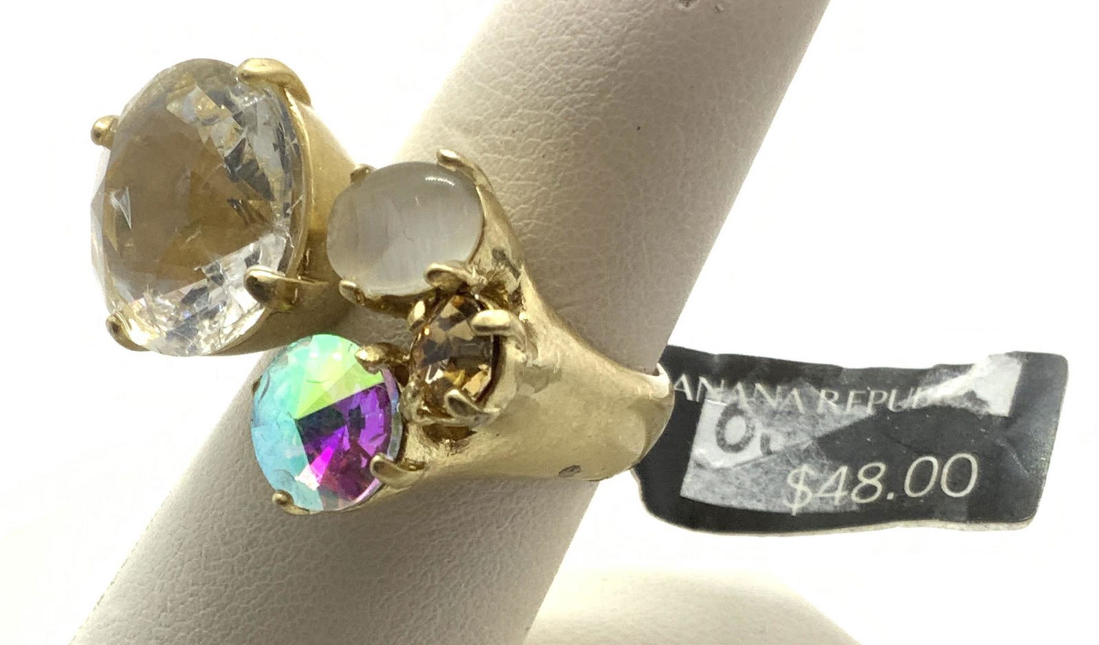 BANANA REPUBLIC Crystal Cluster Ring NWT (1 of 4)