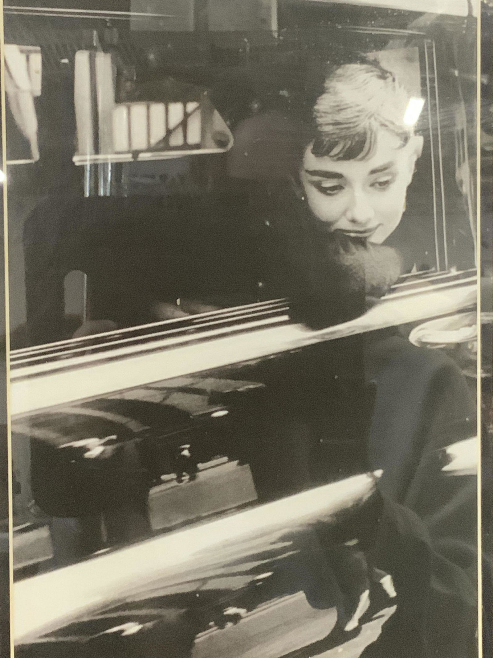 Audrey Hepburn Black & White Lithograph (1 of 4)