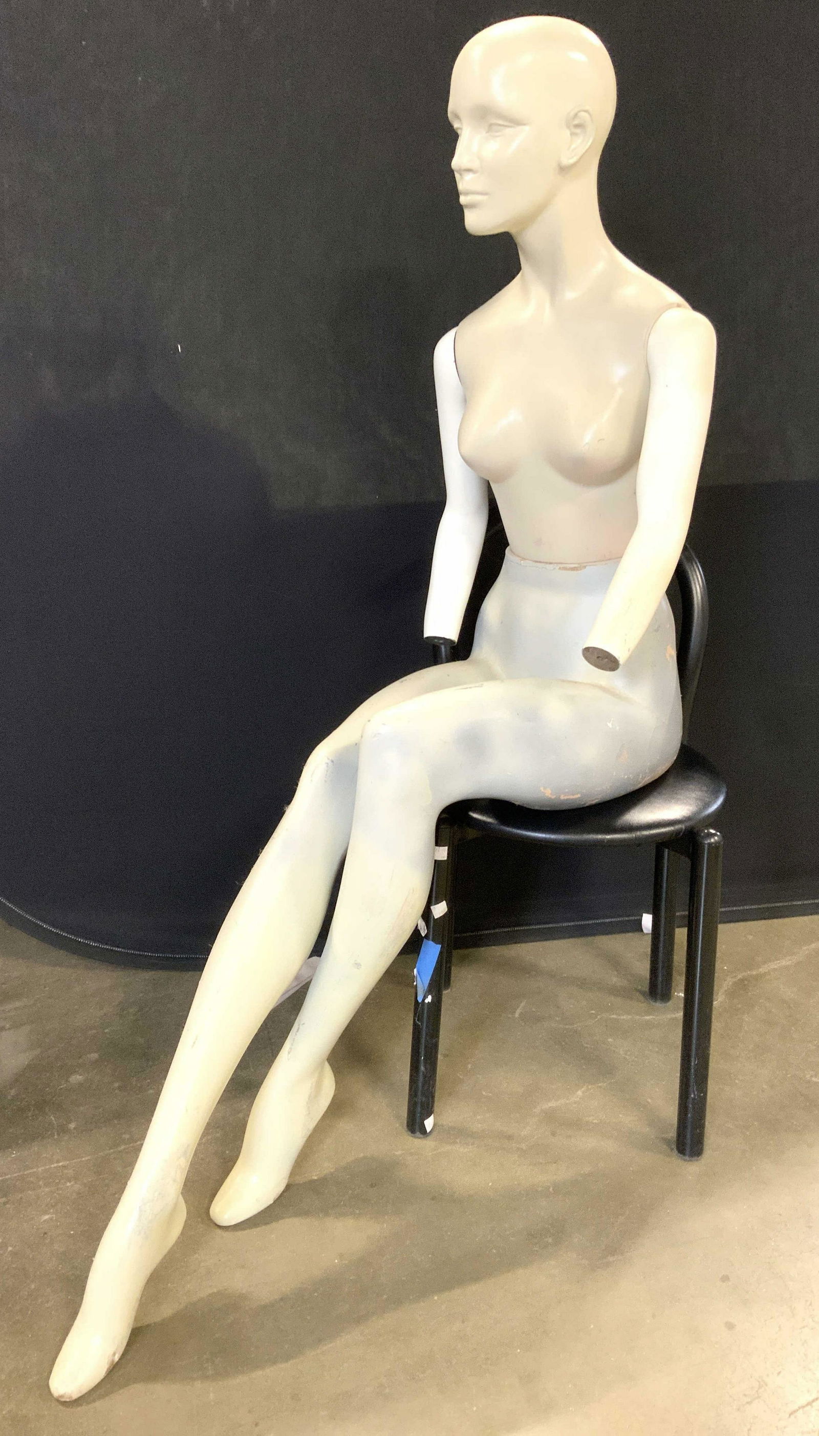 Vintage Seated Position Mannequin (1 of 9)