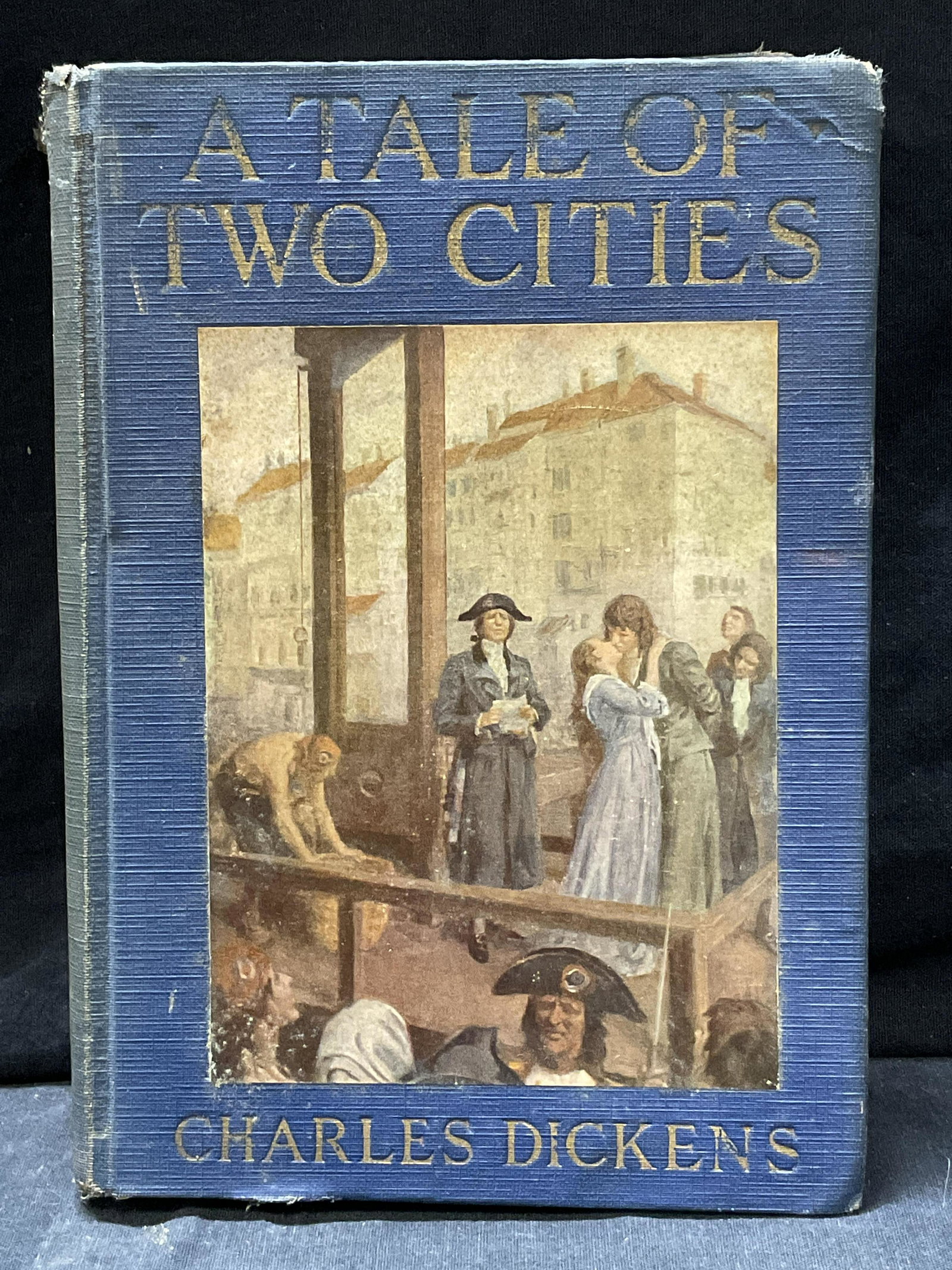 A TALE OF TWO CITIES Charles Dickens Book: A TALE OF TWO CITIES Charles Dickens Book with 16 colored illustrations by Rowland Wheelwright. Publication info reads as, Published in U.S.A. 1925 By Dodd, Mead & Company, Inc. printed in the U.S.A. 