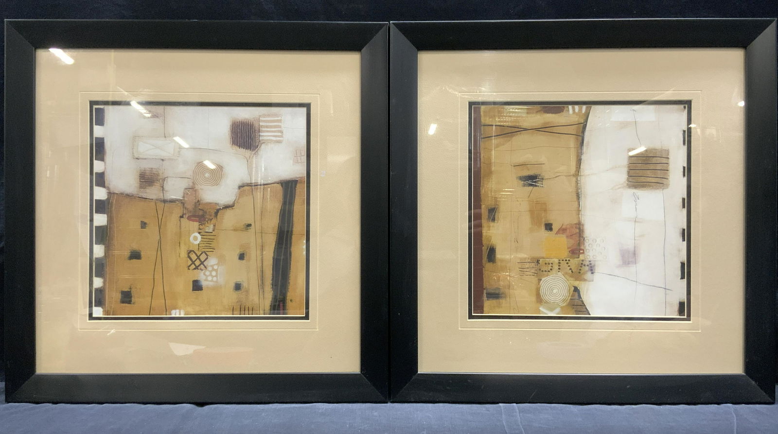 ANKE SCHOFIELD Lot of 2 Abstract Lithographs (1 of 4)