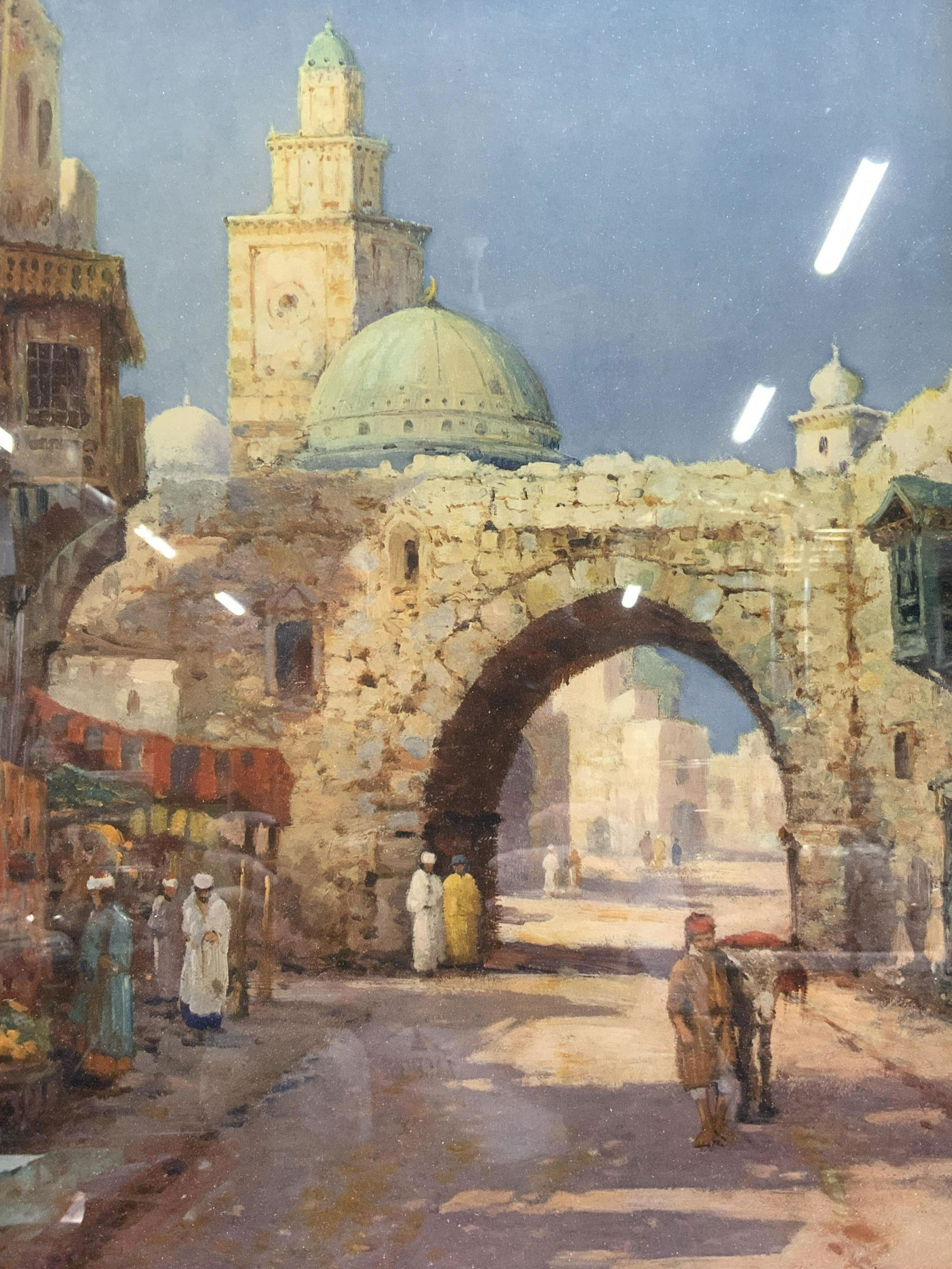 DAVID MALCOLM An Eastern Gateway Lithograph (1 of 5)