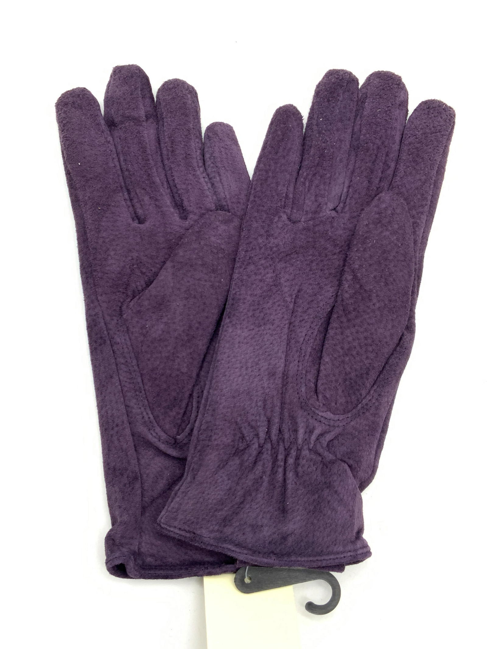 COLDWATER CREEK Purple Suede Gloves, NWT (1 of 7)