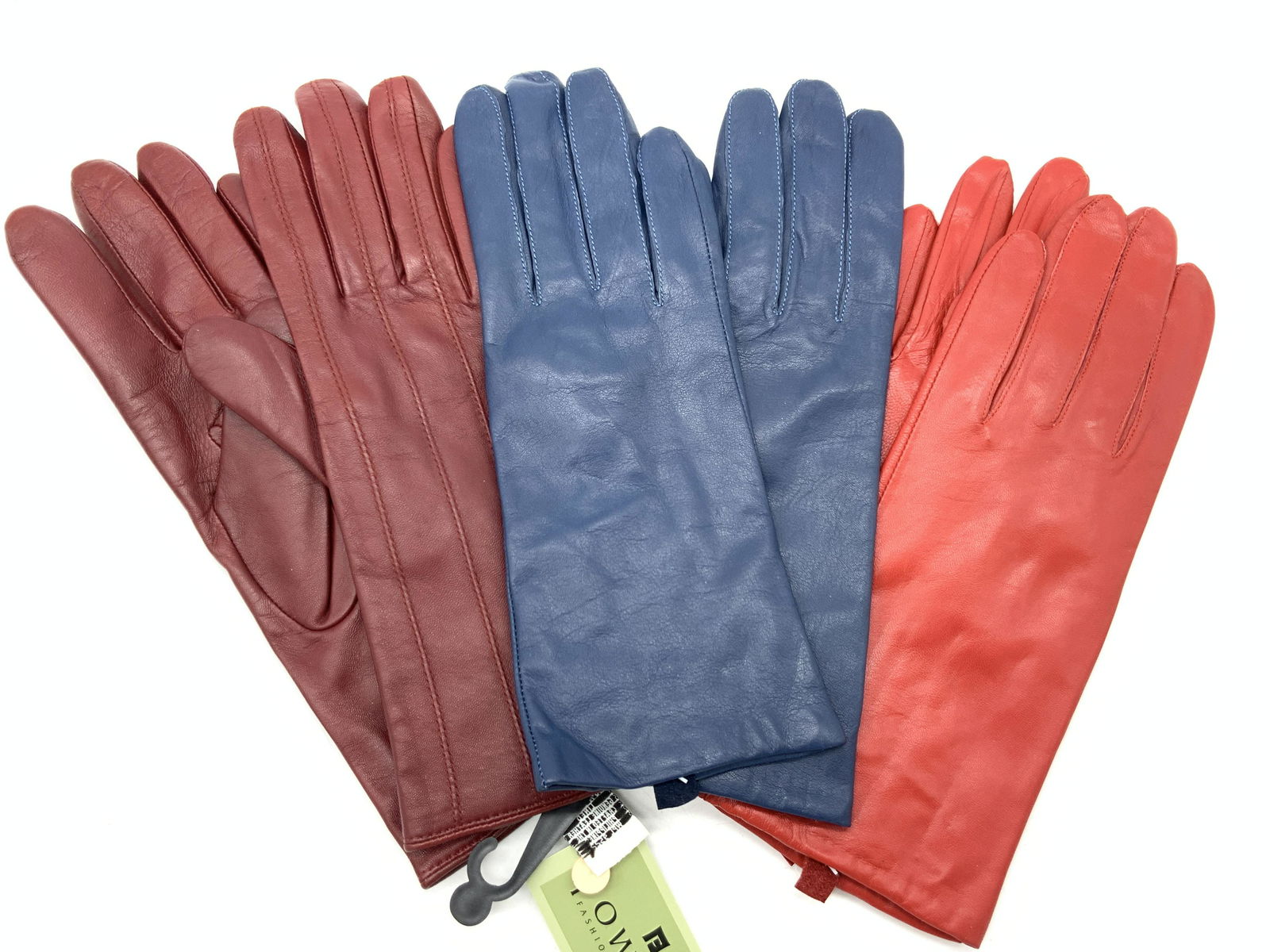 3pair Genuine Leather Gloves, FOWENS & More, NWT (1 of 13)