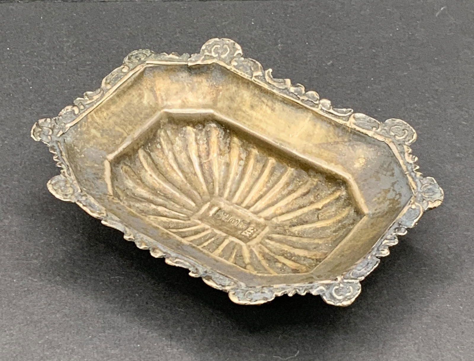 STERLING SILVER Vintage Trinket Dish, Salt Cellar (1 of 8)