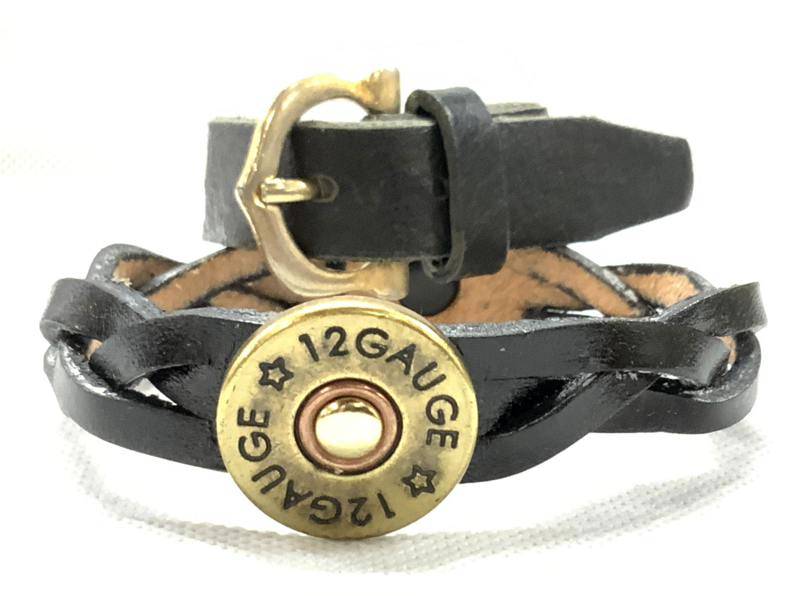 2 Vintage Leather Made Bracelets (1 of 4)