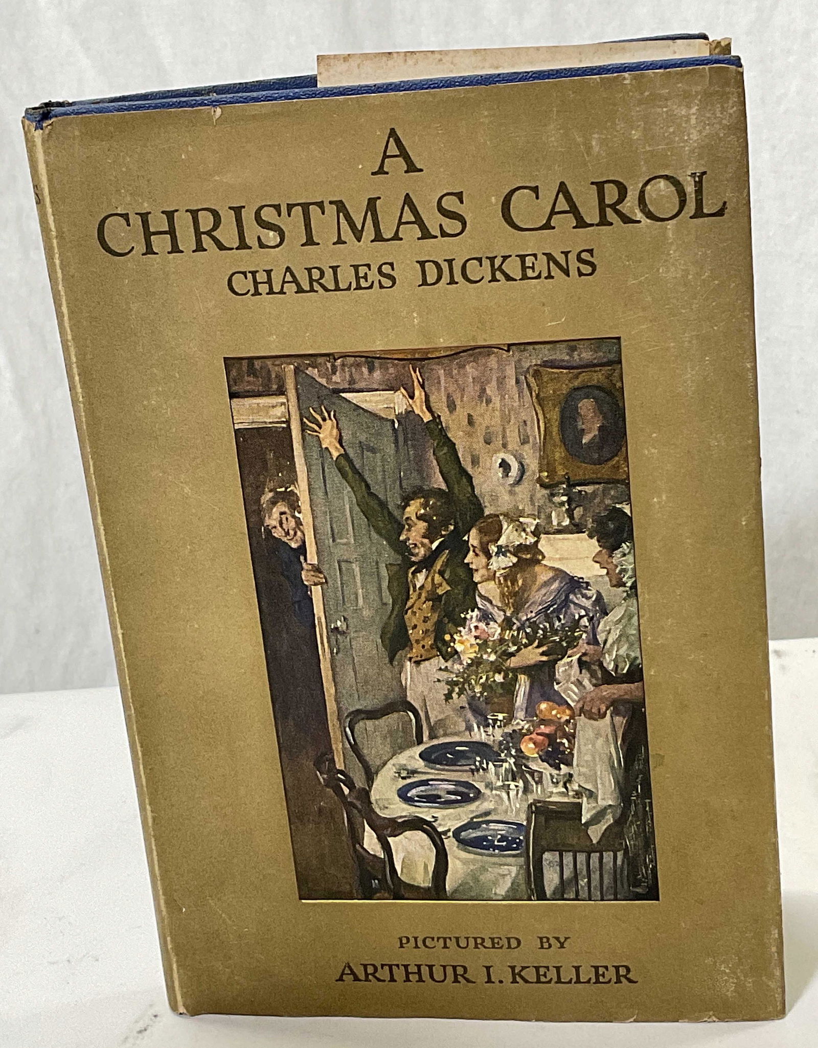 Antique A CHRISTMAS CAROL Dickens Book Copr. 1914 (1 of 7)