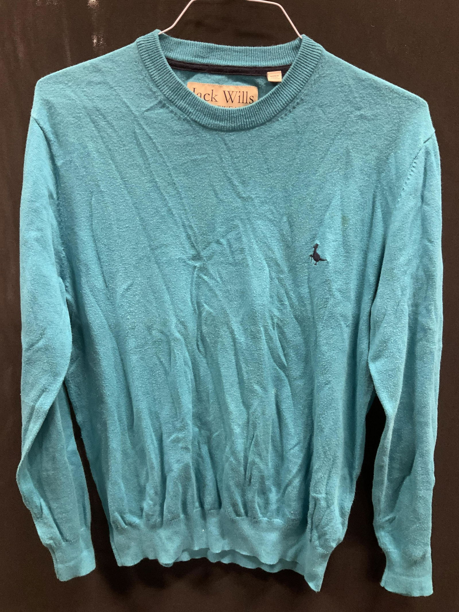 JACK WILLS Cotton/ Cashmere Aqua Sweater (1 of 6)