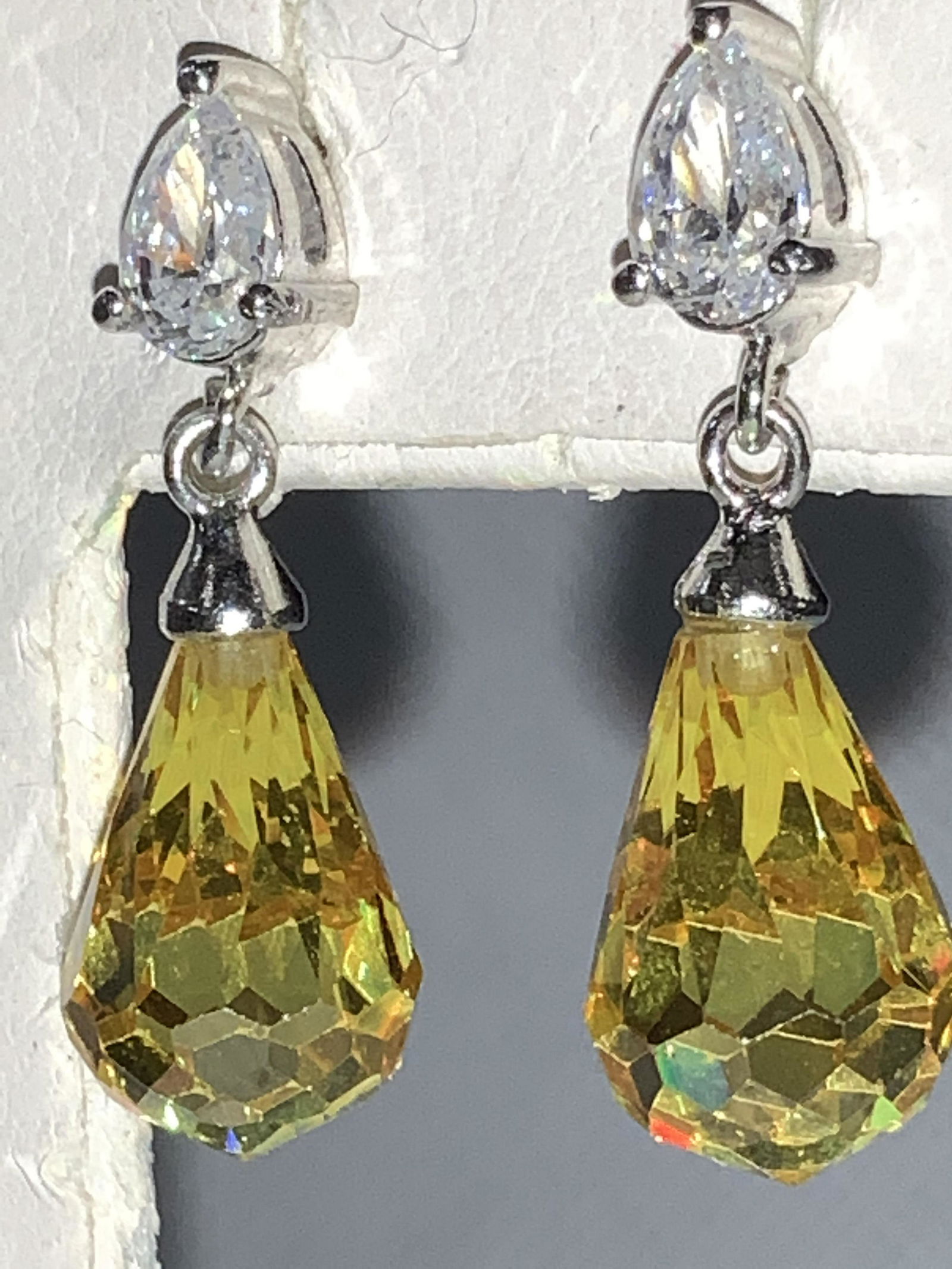 Sterling Silver Drop Cocktail Earrings (1 of 6)