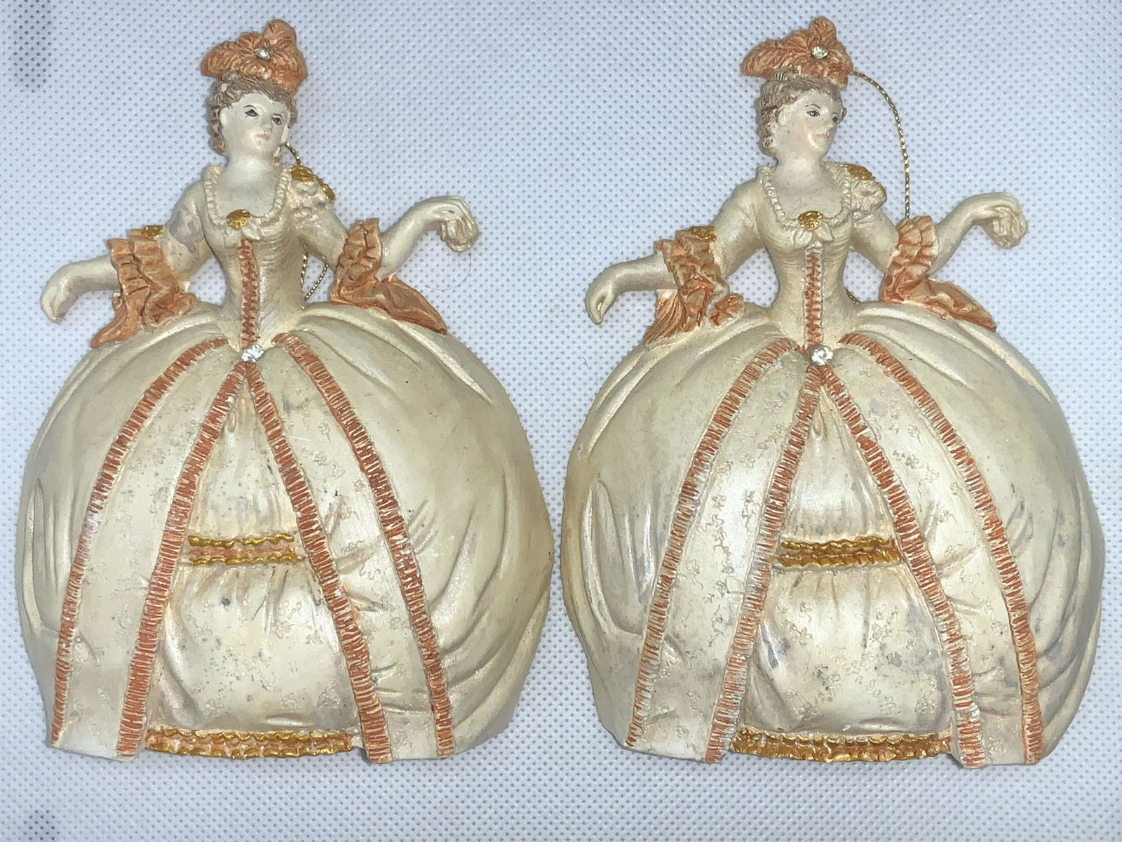 18th Century Style Female Figural Ornament (1 of 7)