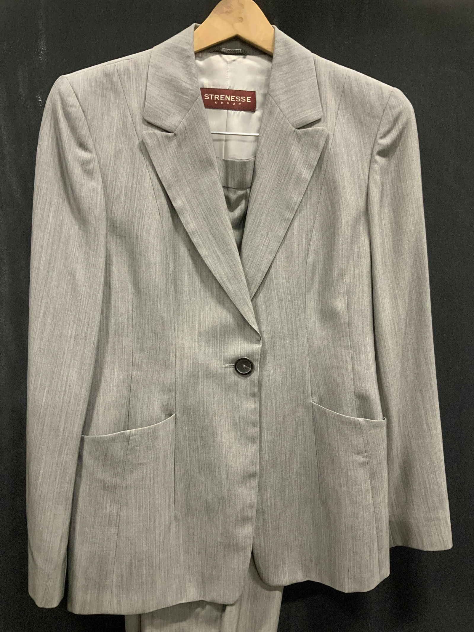 STRENESSE Virgin Wool/ Silk Pants Suit, Germany (1 of 10)