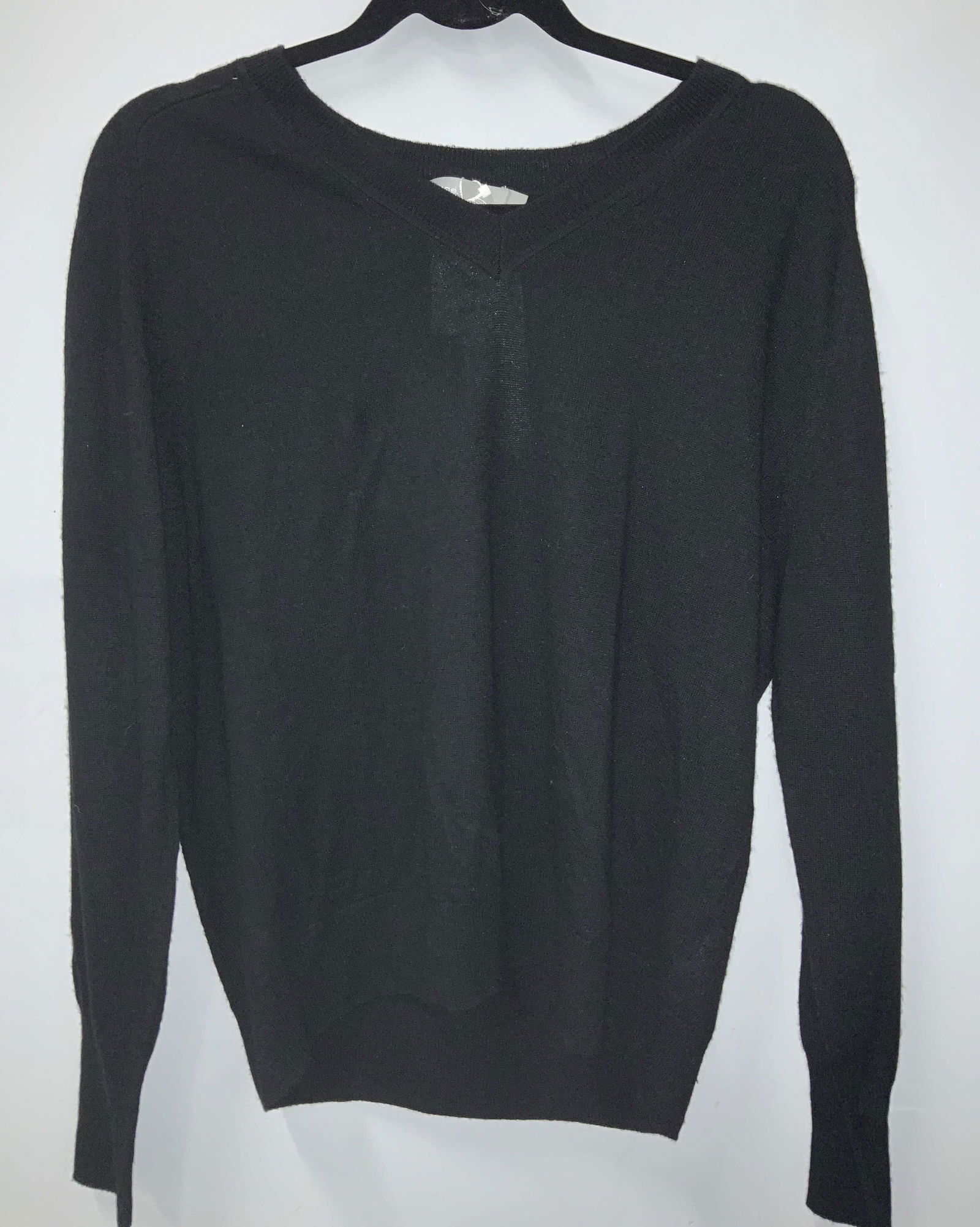 VINCE BLACK CASHMERE LINEN Pullover Sweater, NWT (1 of 6)