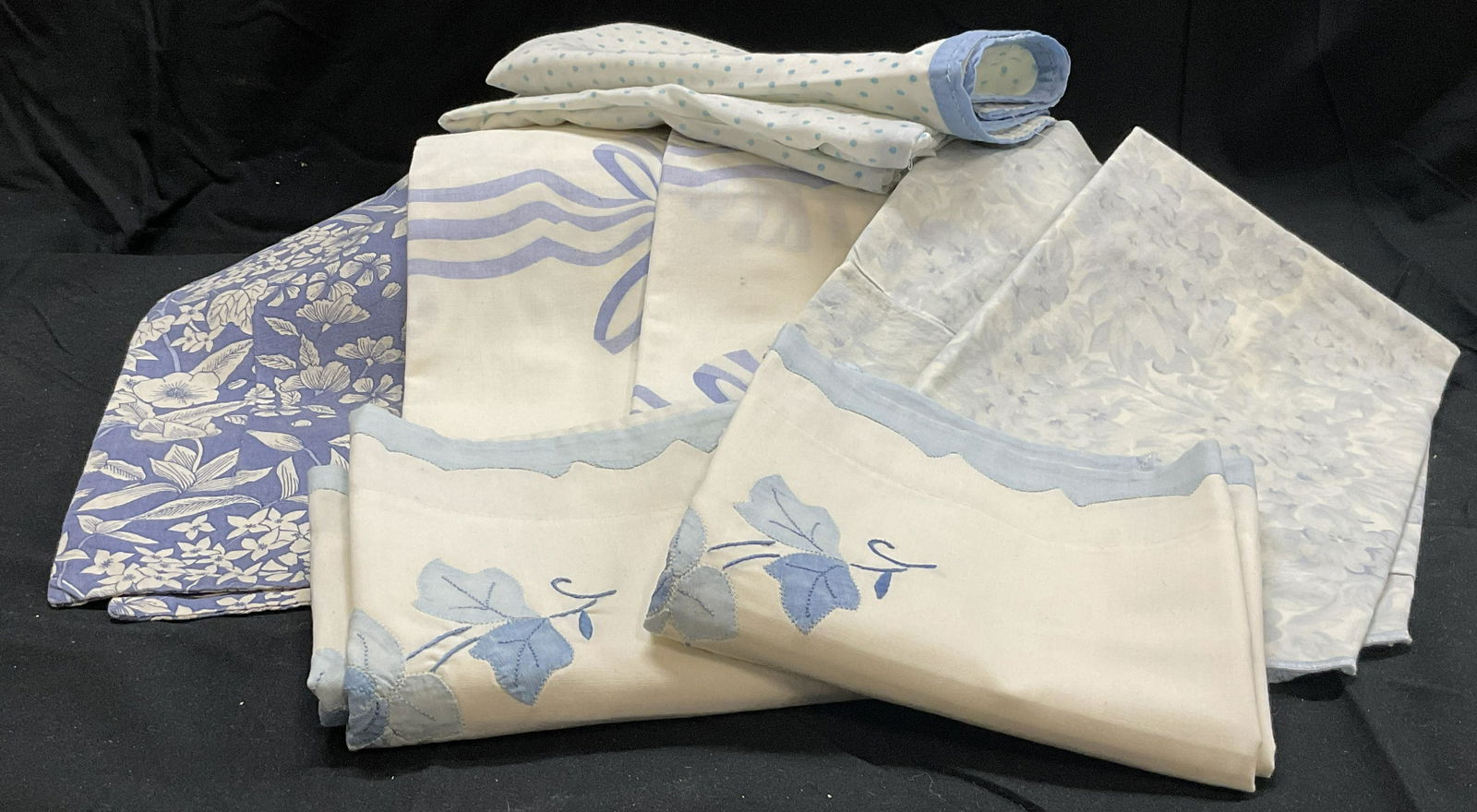 Lot 9 Vintage Linens, Pillow Shams (1 of 11)