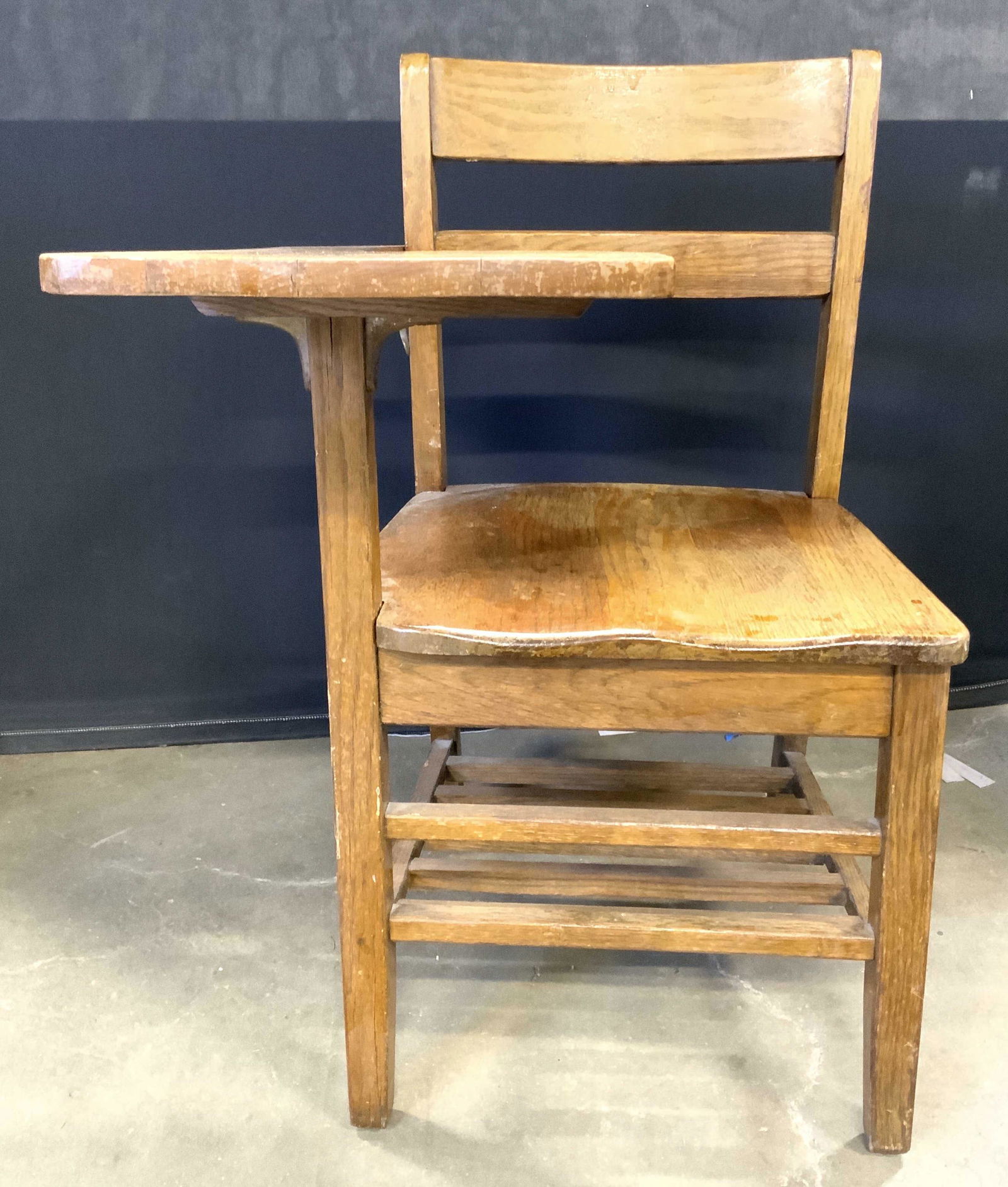 Vintage Wooden Kids School Desk (1 of 9)