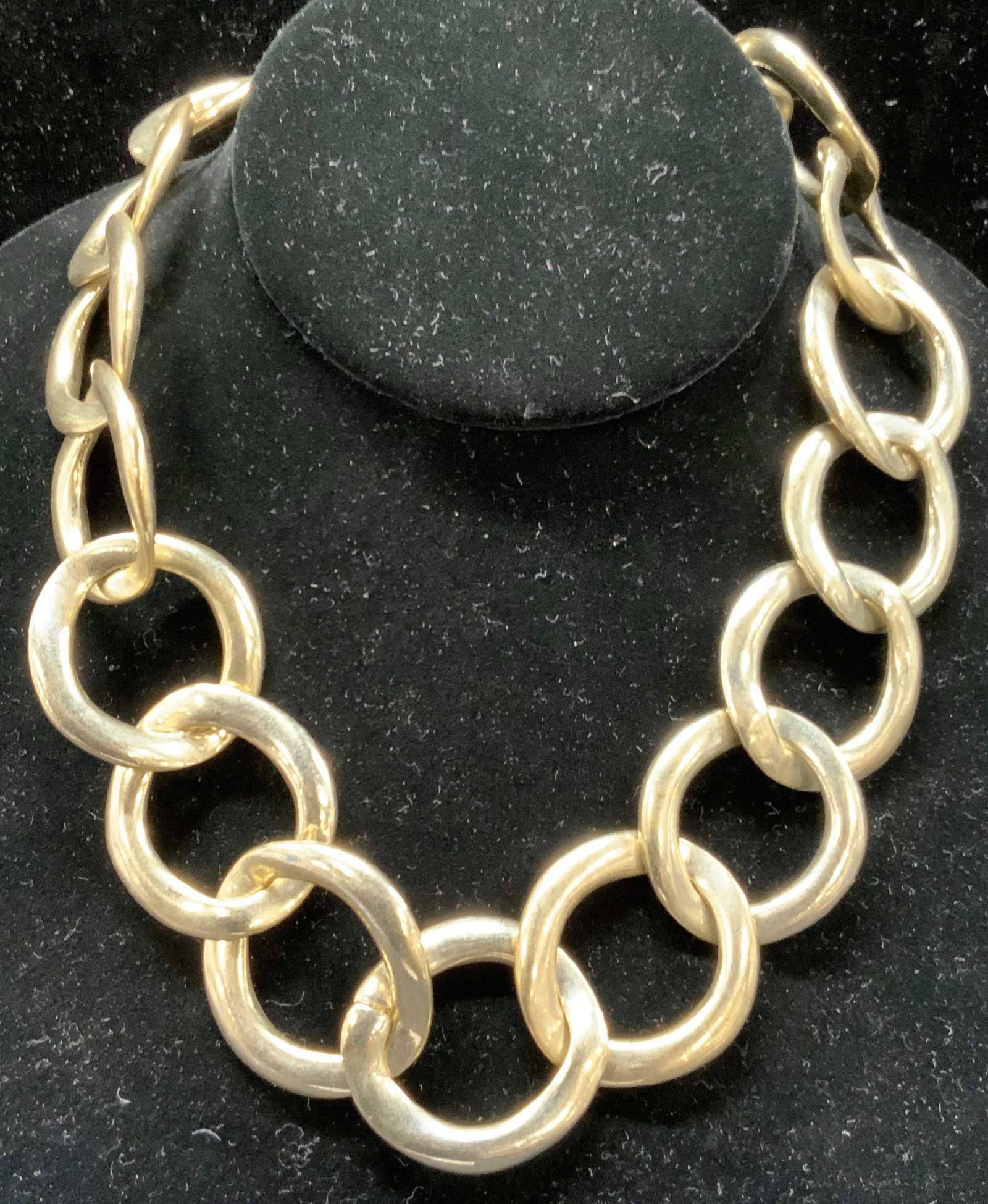 MONET Signed Chunky Choker Necklace (1 of 4)