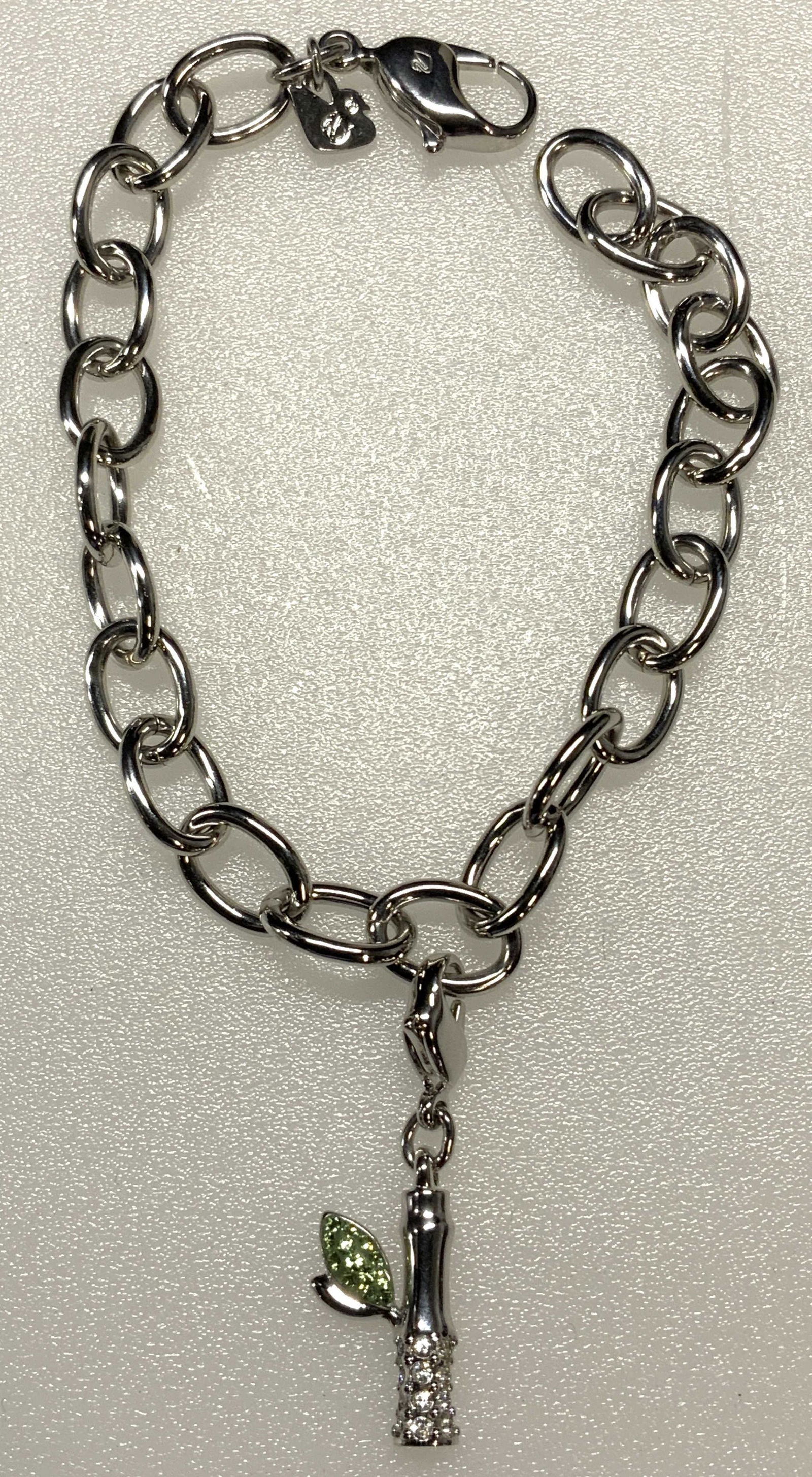 SWAROVSKI Crystal Bamboo Branch Pendant Bracelet (1 of 5)