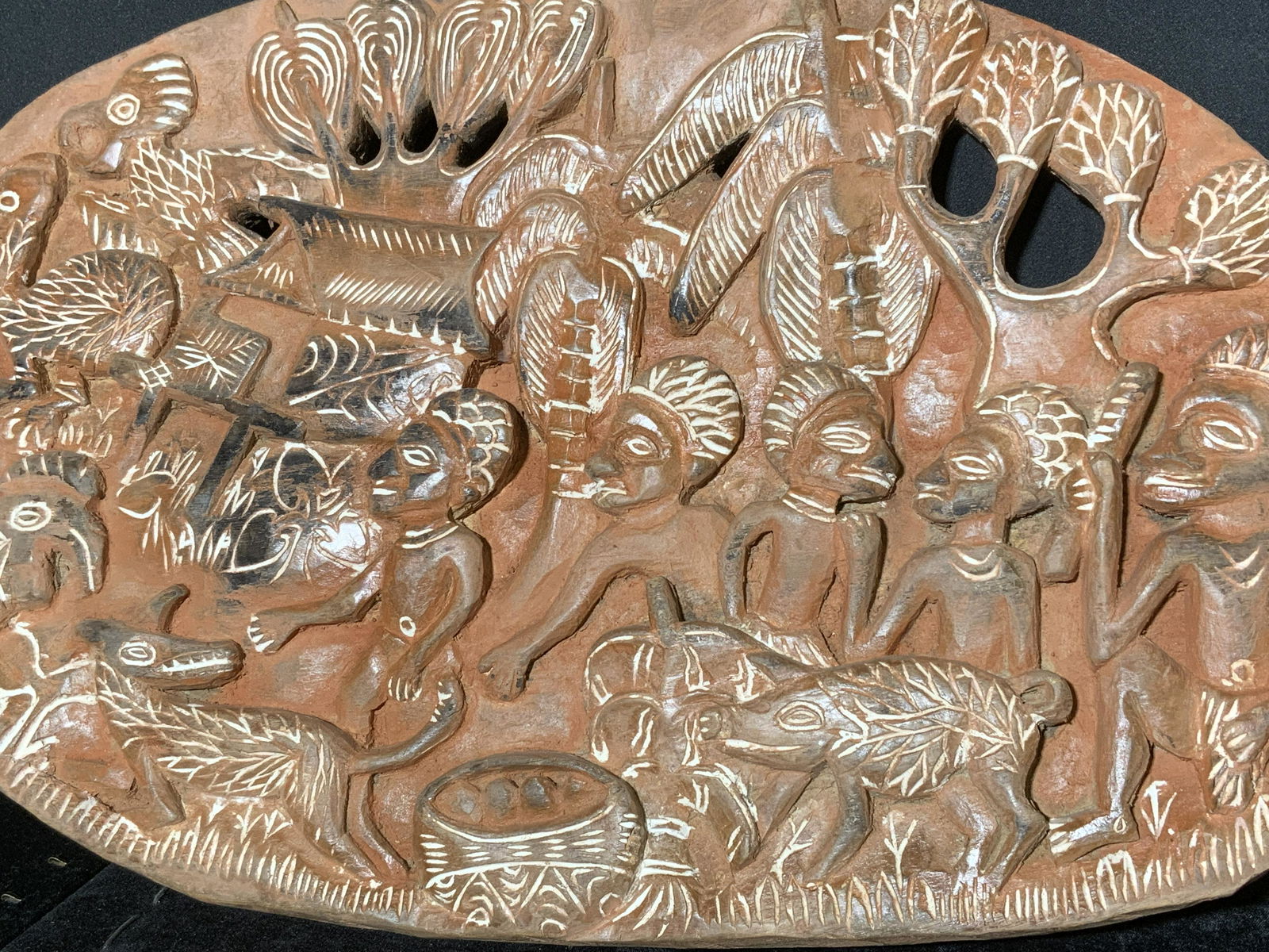 Carved Wooden Tribal Folk Art (1 of 6)