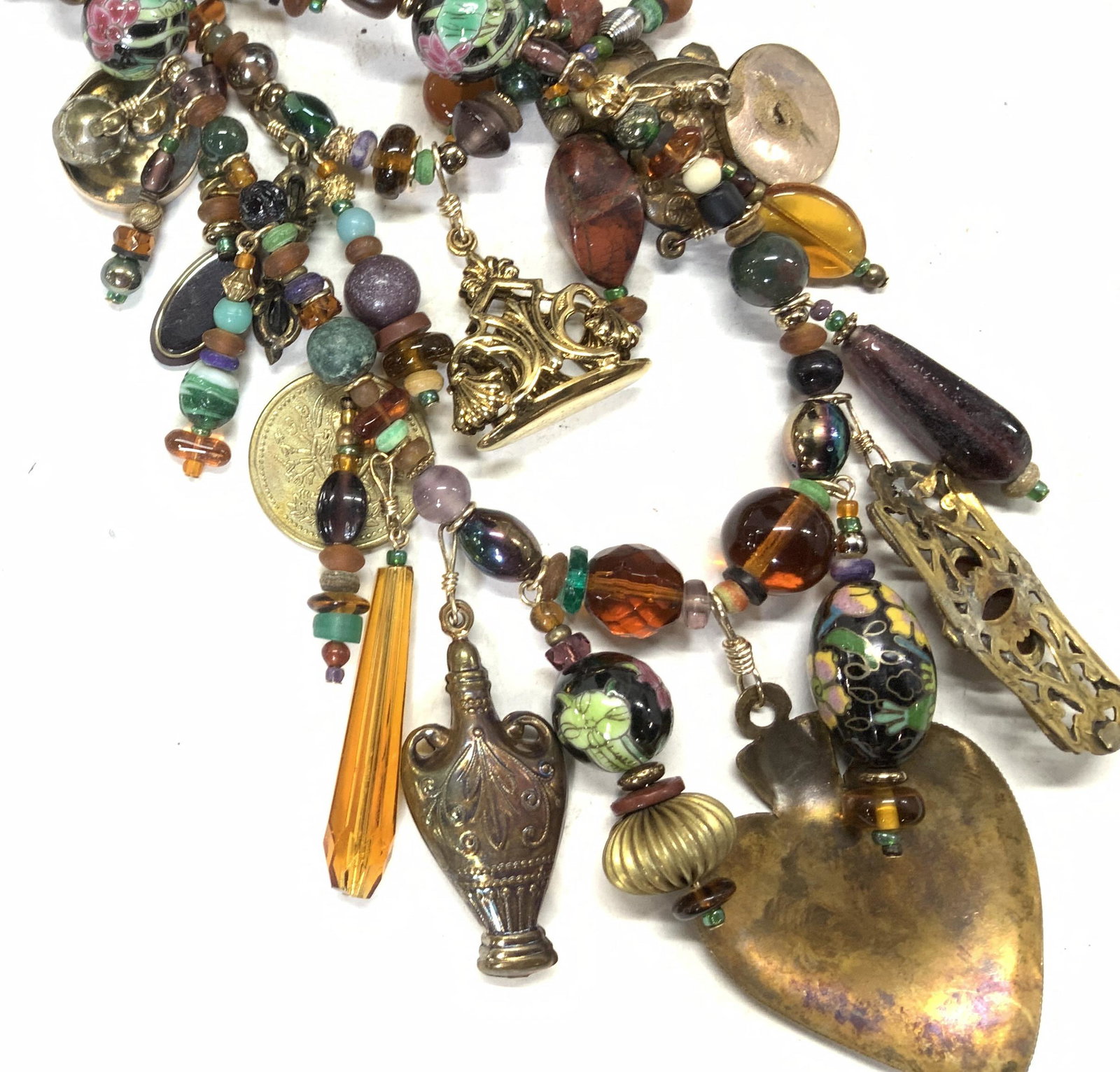 NANCE LOPEZ Mixed Stone/ Amulet Treasure Necklace (1 of 14)