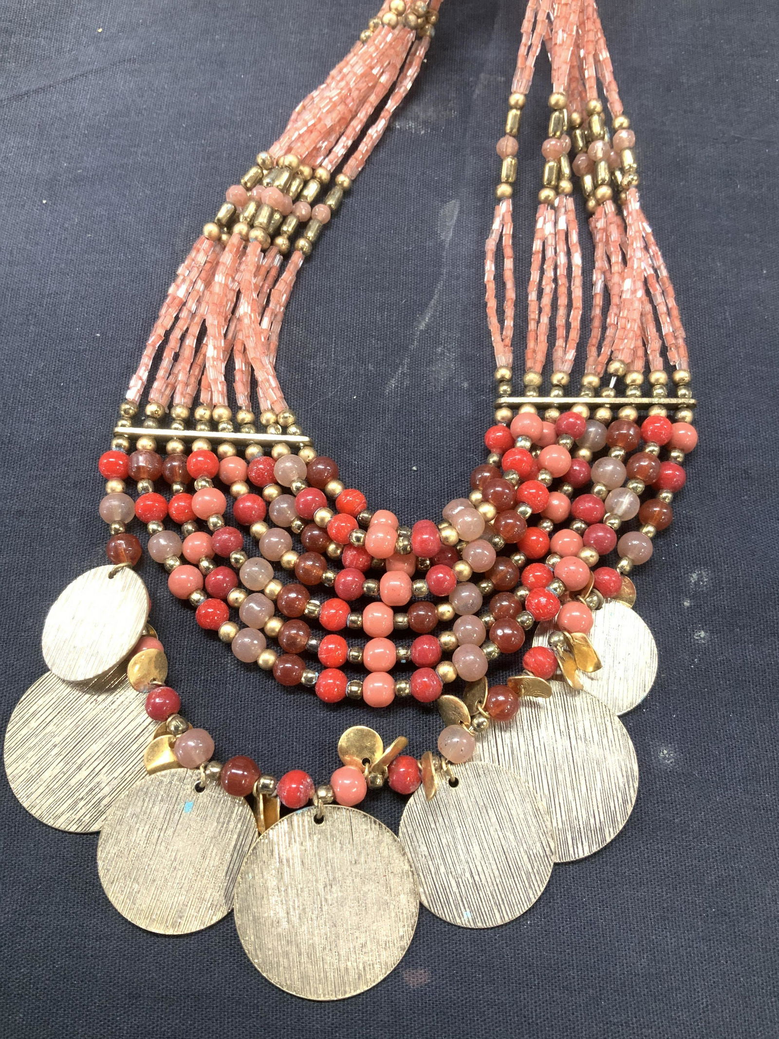 Chico’s Bohemian Beaded Necklace, NWT (1 of 4)