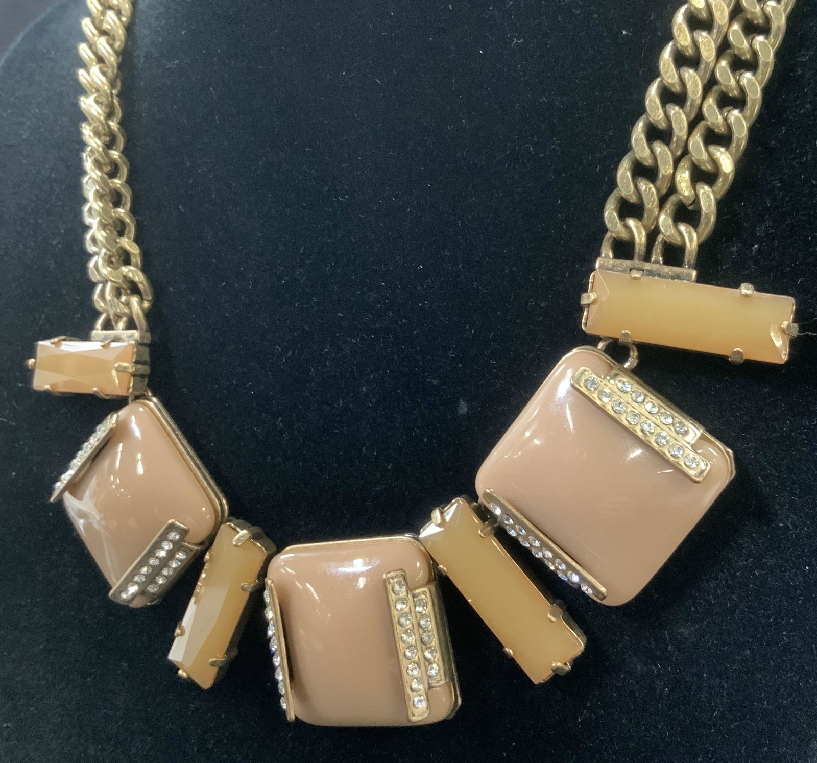 J. Crew Chunky Bib Statement Cocktail Necklace (1 of 6)