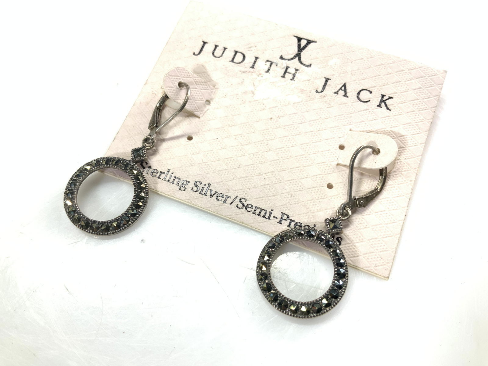 Judith jack marcasite earrings discount