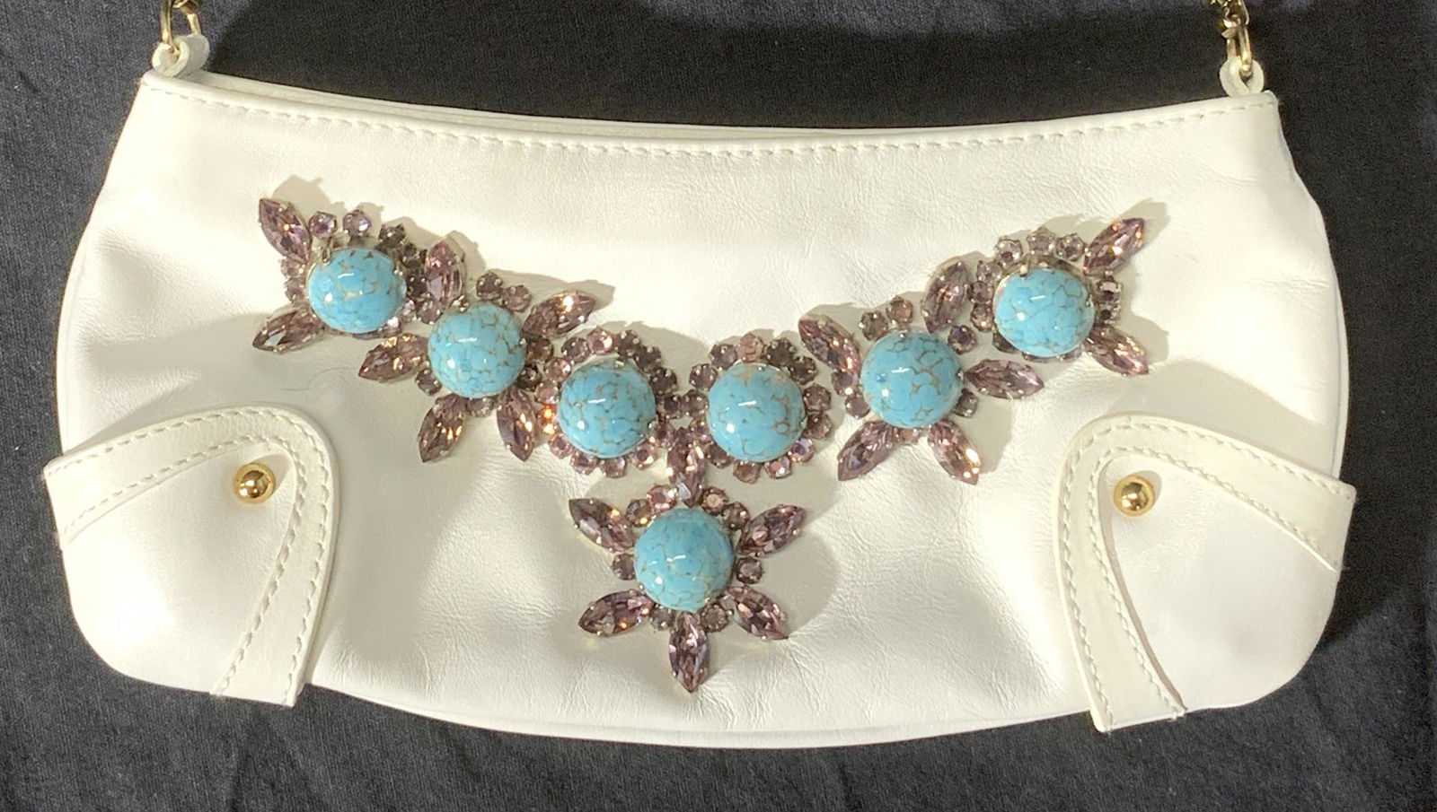 DOLCE & GABBANA Jewel Embroidered Handbag, IT (1 of 10)