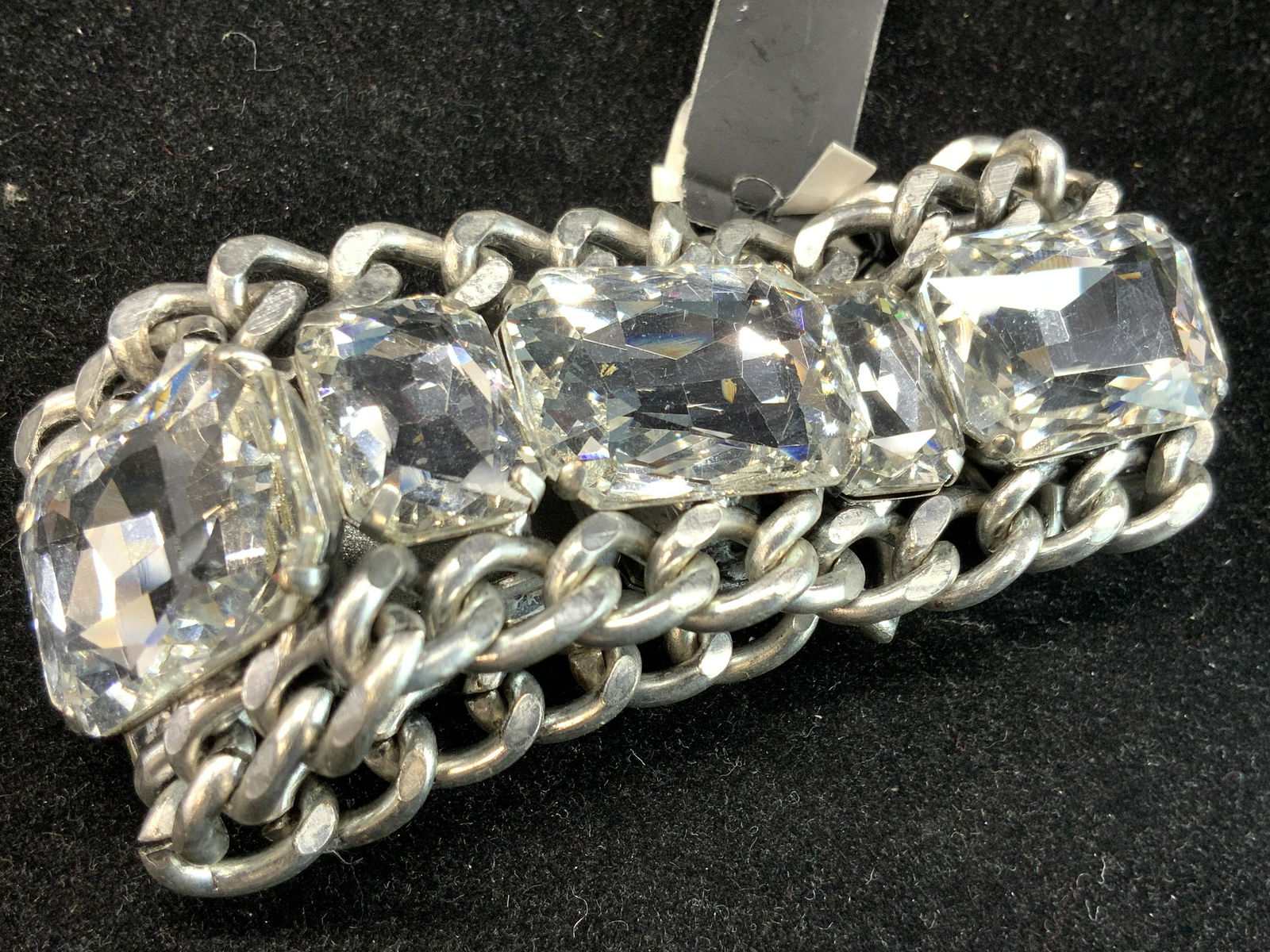 Graziano Signed Chain & Crystal Bracelet nwt (1 of 5)