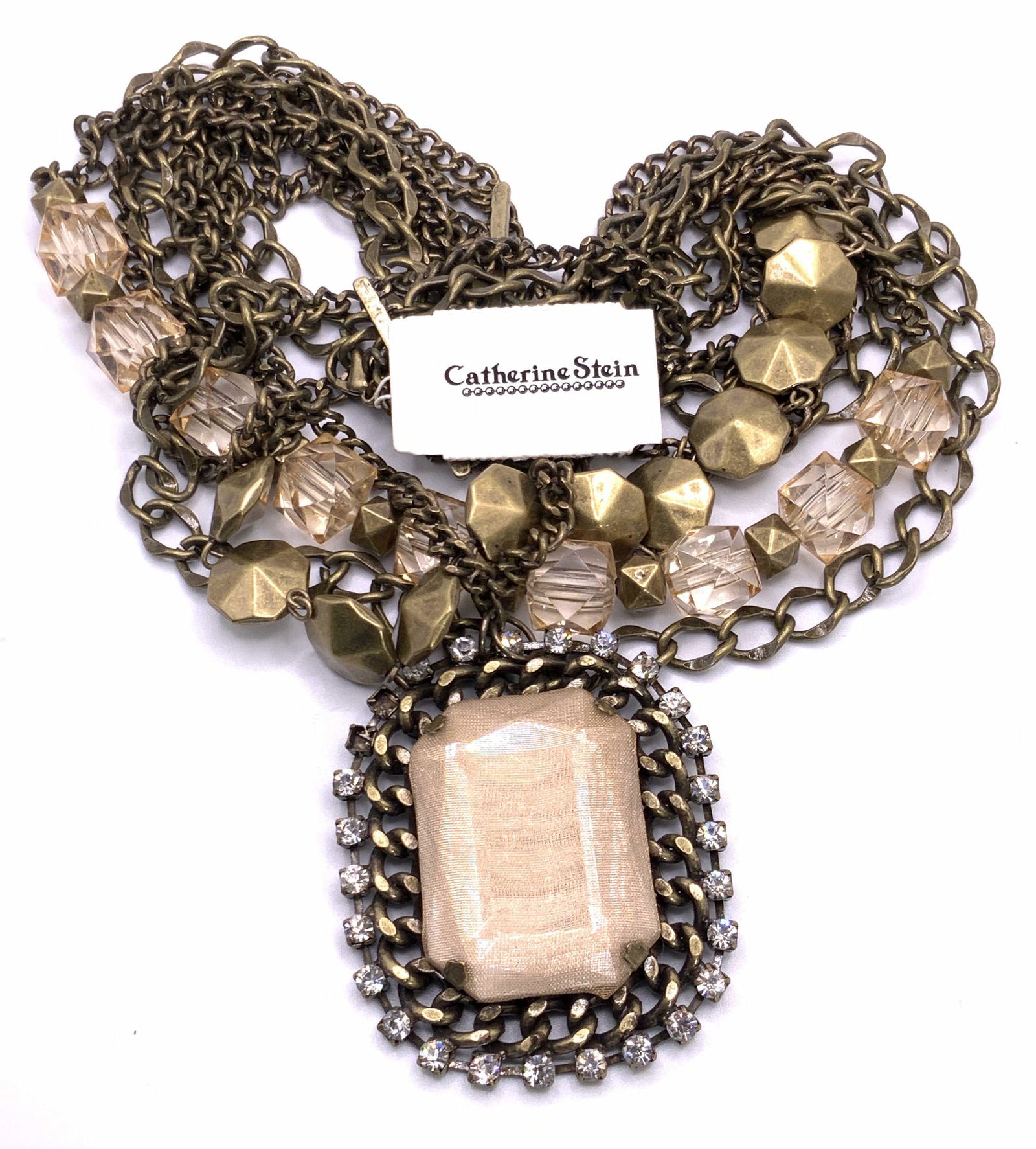 CATHERINE STEIN NWT Multi Chain Statement Necklace (1 of 10)