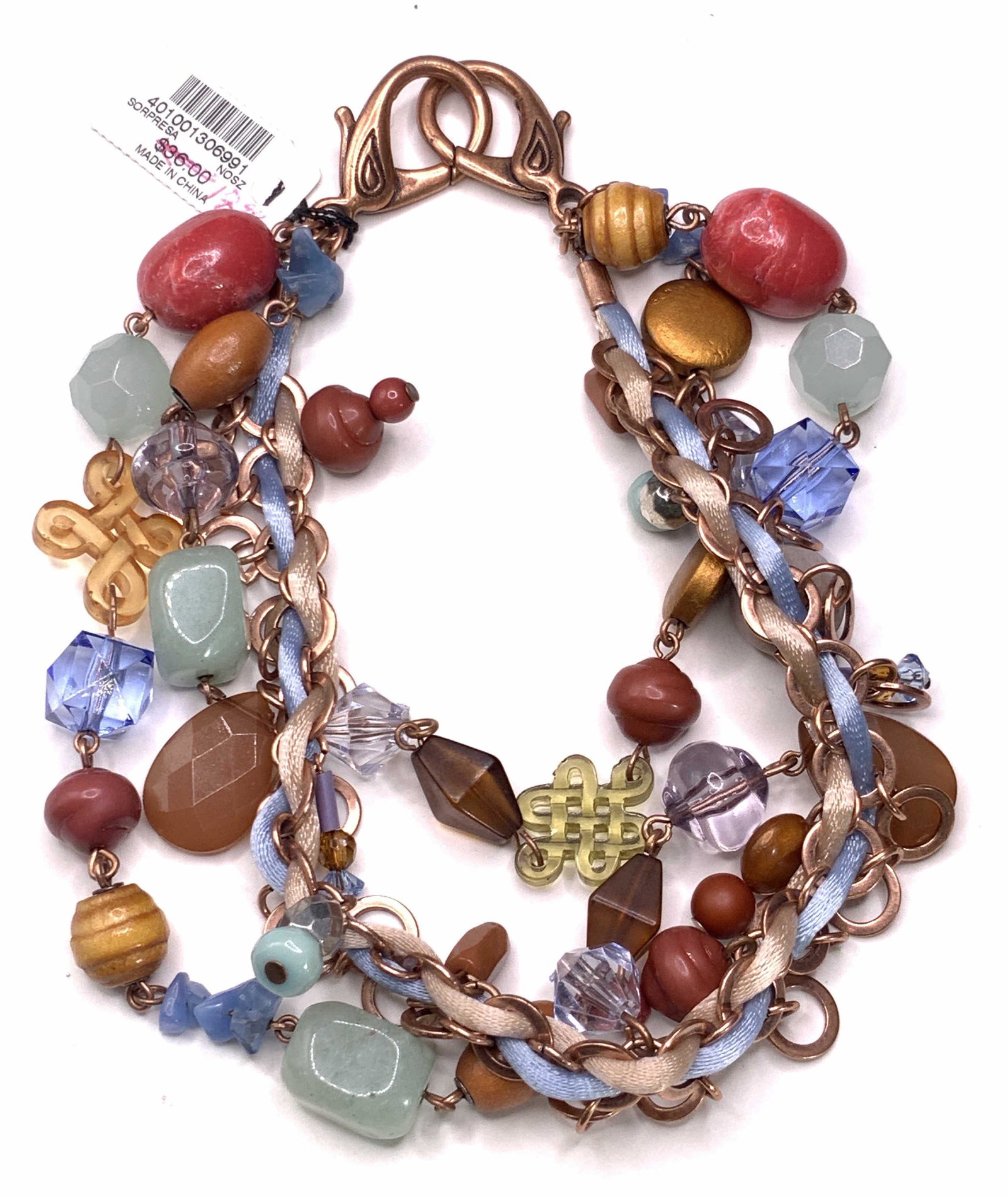 CHICOS NWT Chunky Beaded Choker Necklace (1 of 6)