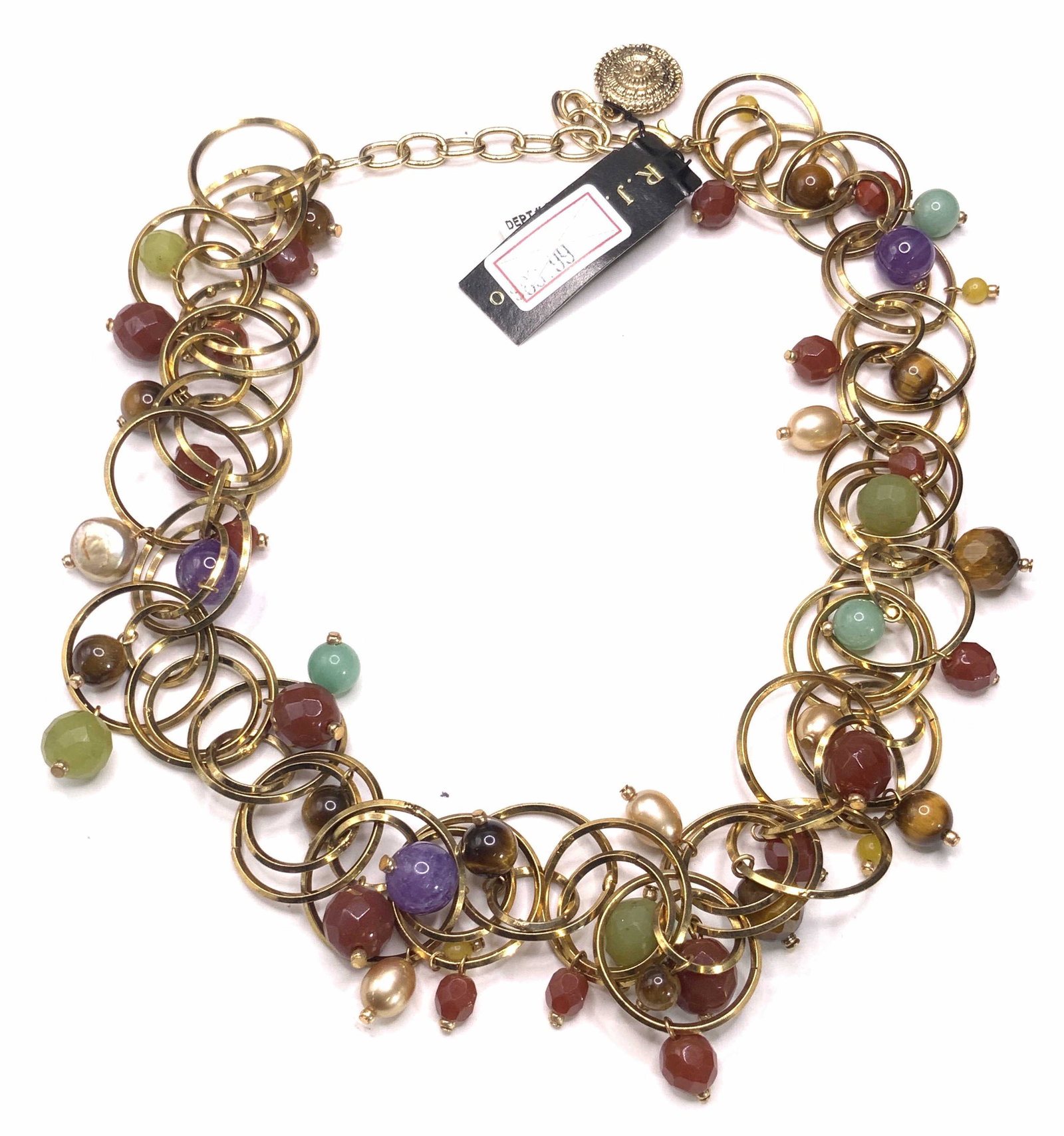 R.J. GRAZIANO NWT Beaded Natural Stone Necklace (1 of 9)