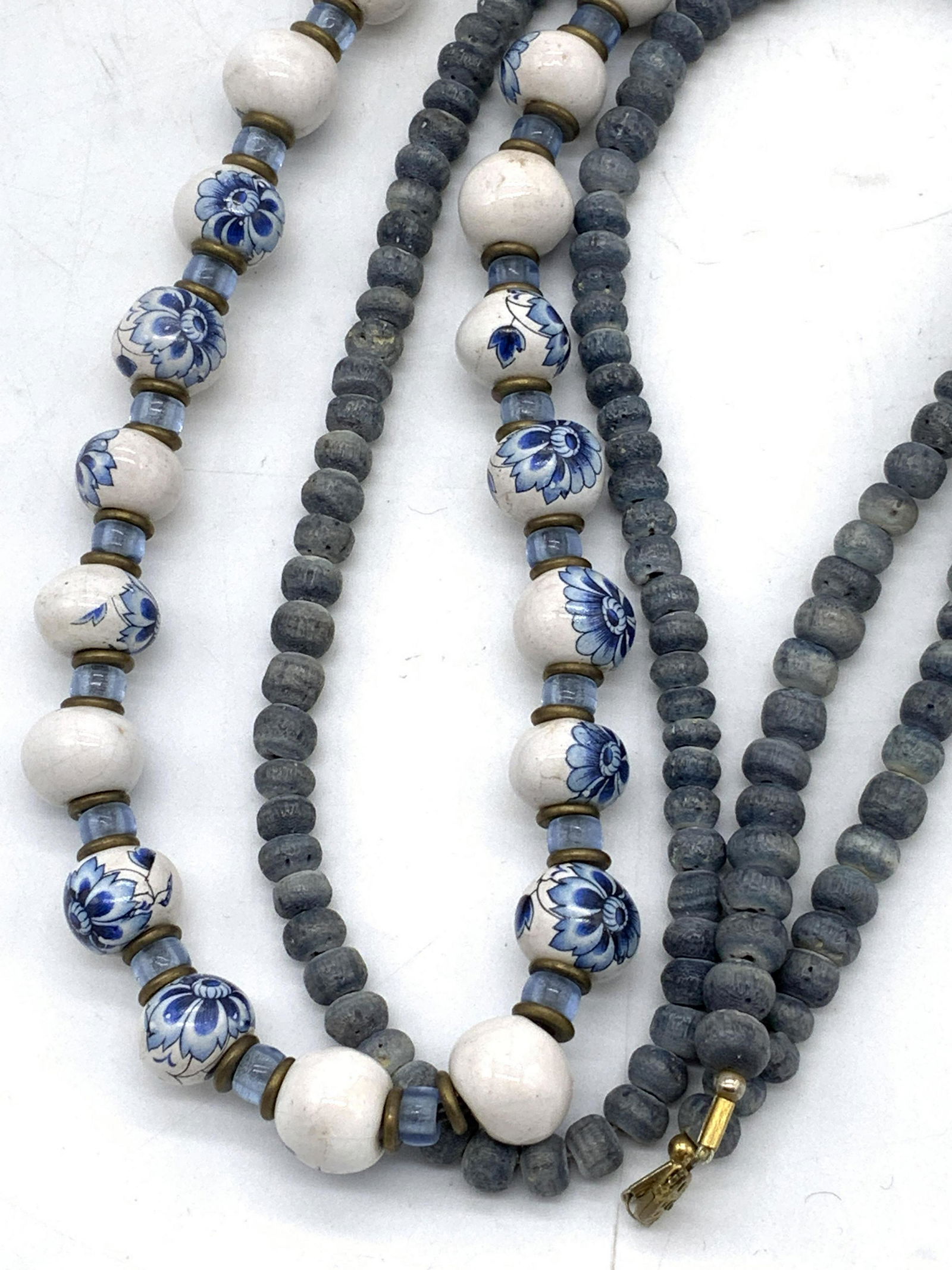 Lot 2 Vintage Beaded Necklaces, Jewelry (1 of 6)