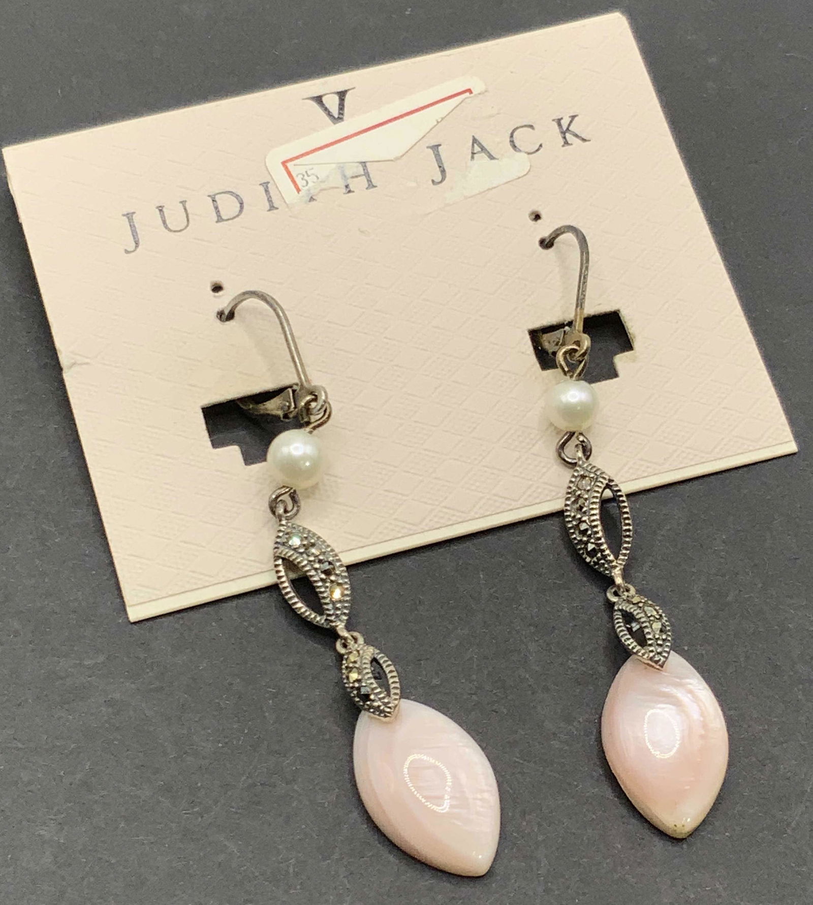 JUDITH JACK NWT Sterling Silver Dangle Earrings (1 of 7)