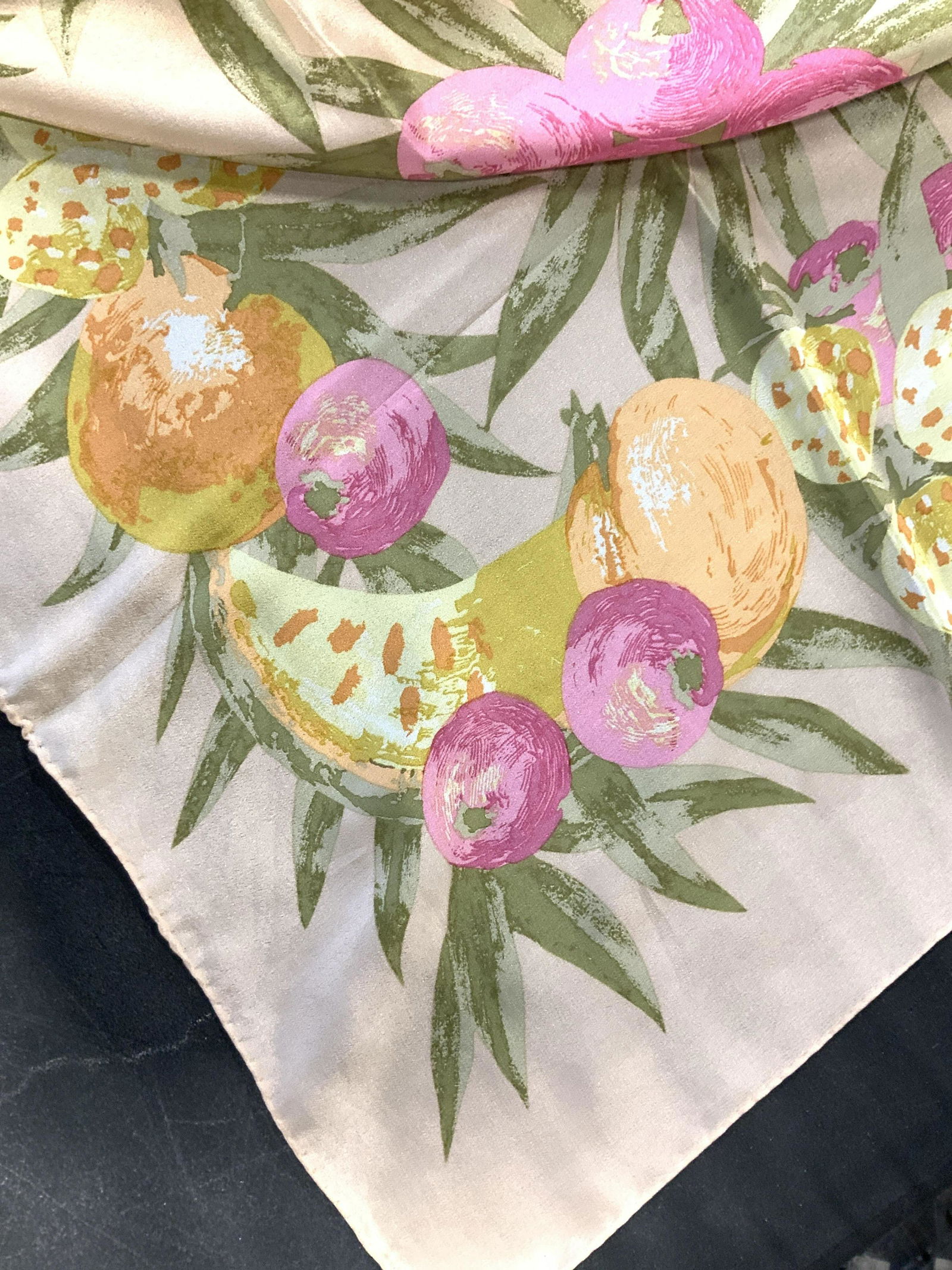 Albert NIPON Signed Luxury Silk Scarf, Japan (1 of 8)