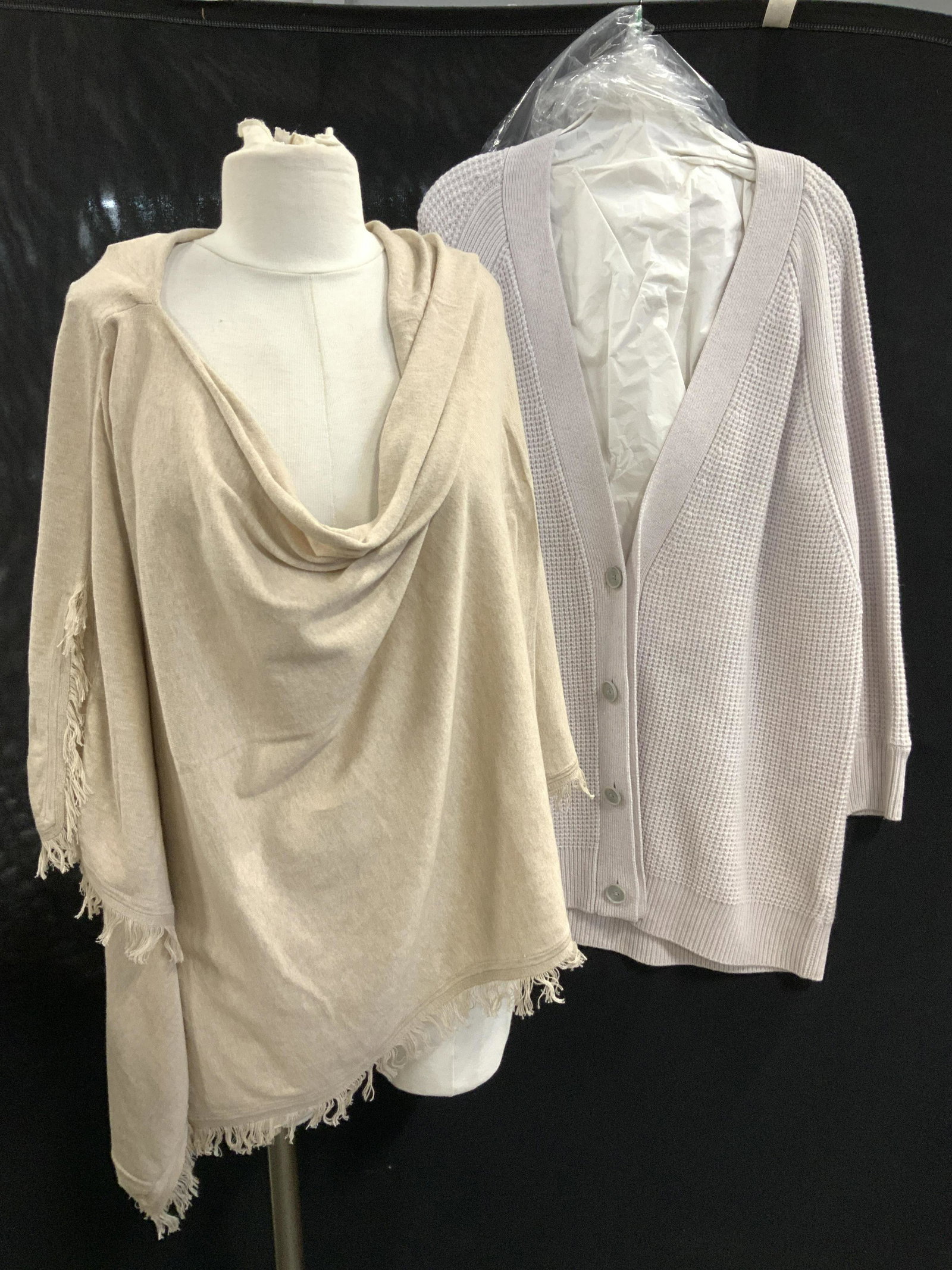 Minnie Rose Poncho, VINCE Wool Cardigan, NWT 2 (1 of 8)