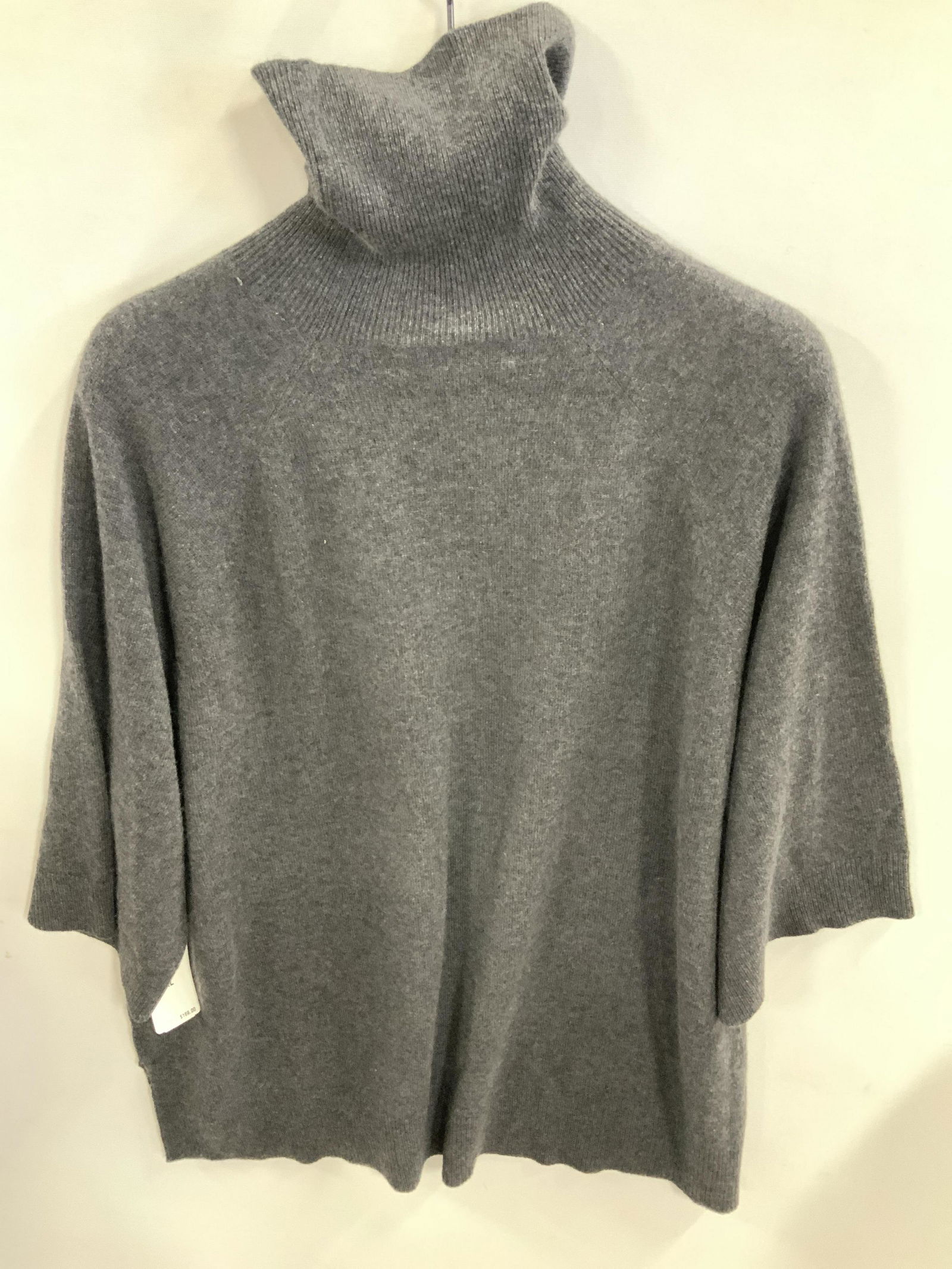 RALPH LAUREN Grey Cashmere Turtleneck Sweater, NWT (1 of 6)