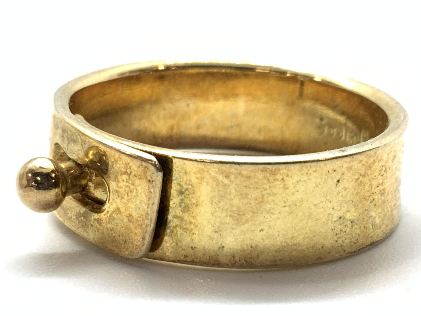 Vintage SOOLHNKIM Signed Gold Toned Ring Band (1 of 4)