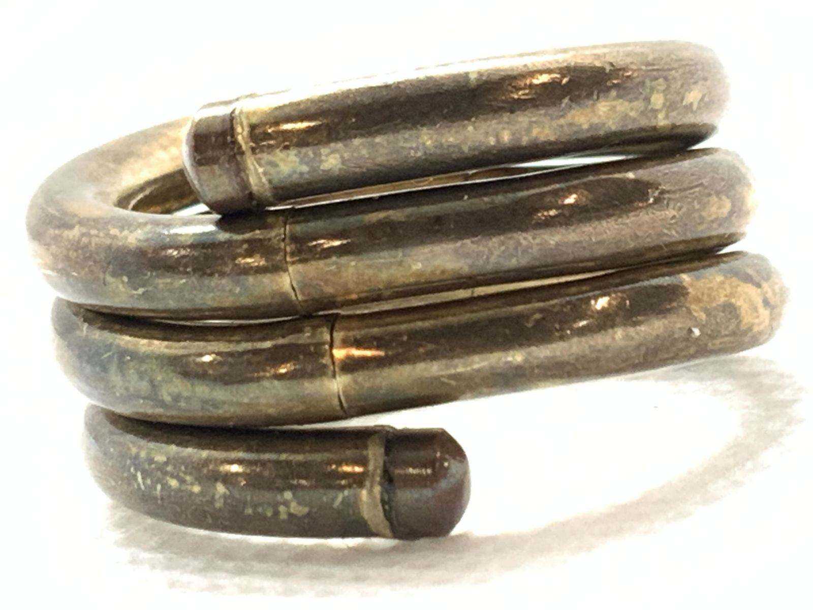 Sterling Silver Vintage Coil Ring (1 of 6)