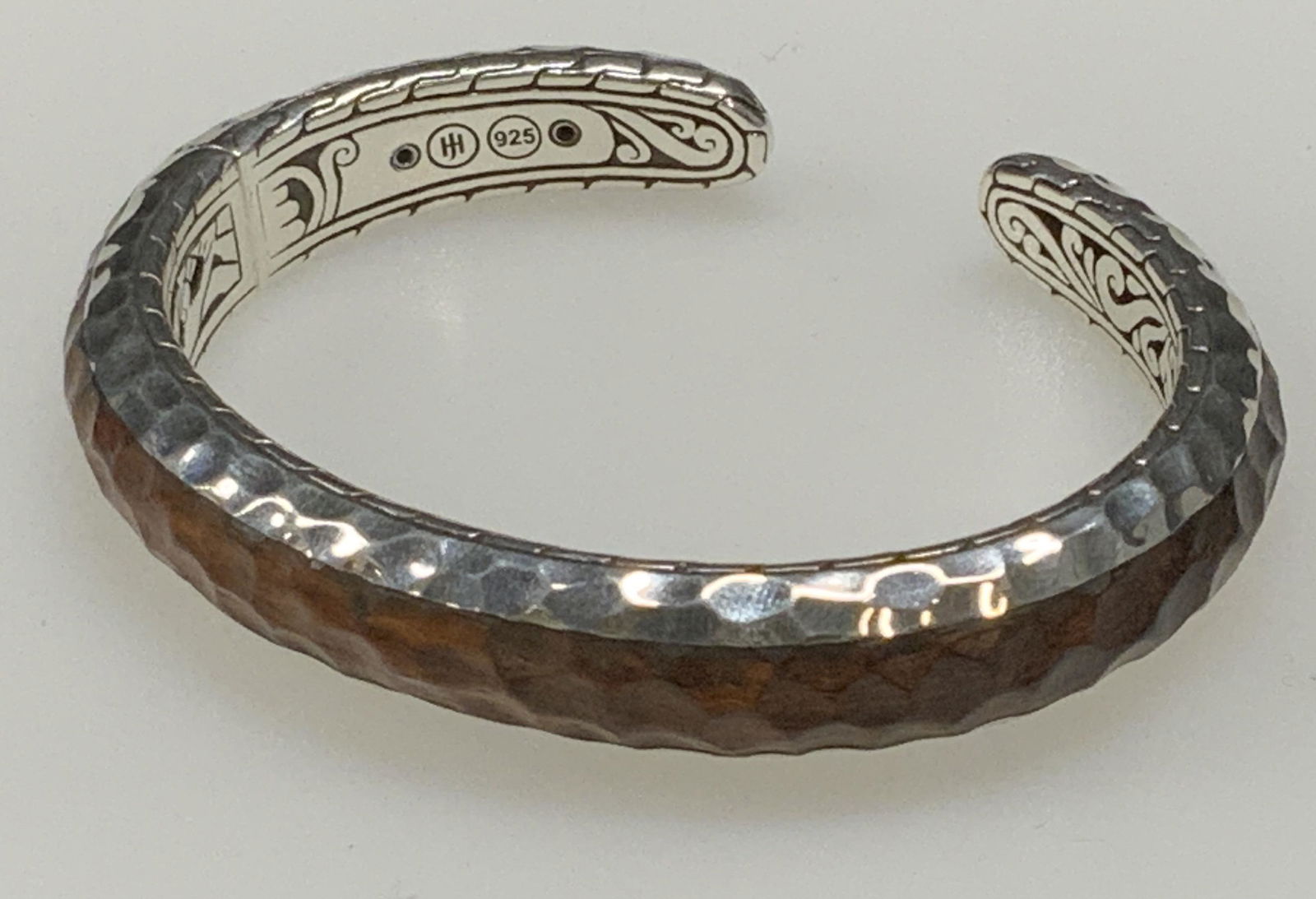 JOHN HARDY Sterling Silver & Leather Cuff Bracelet (1 of 8)