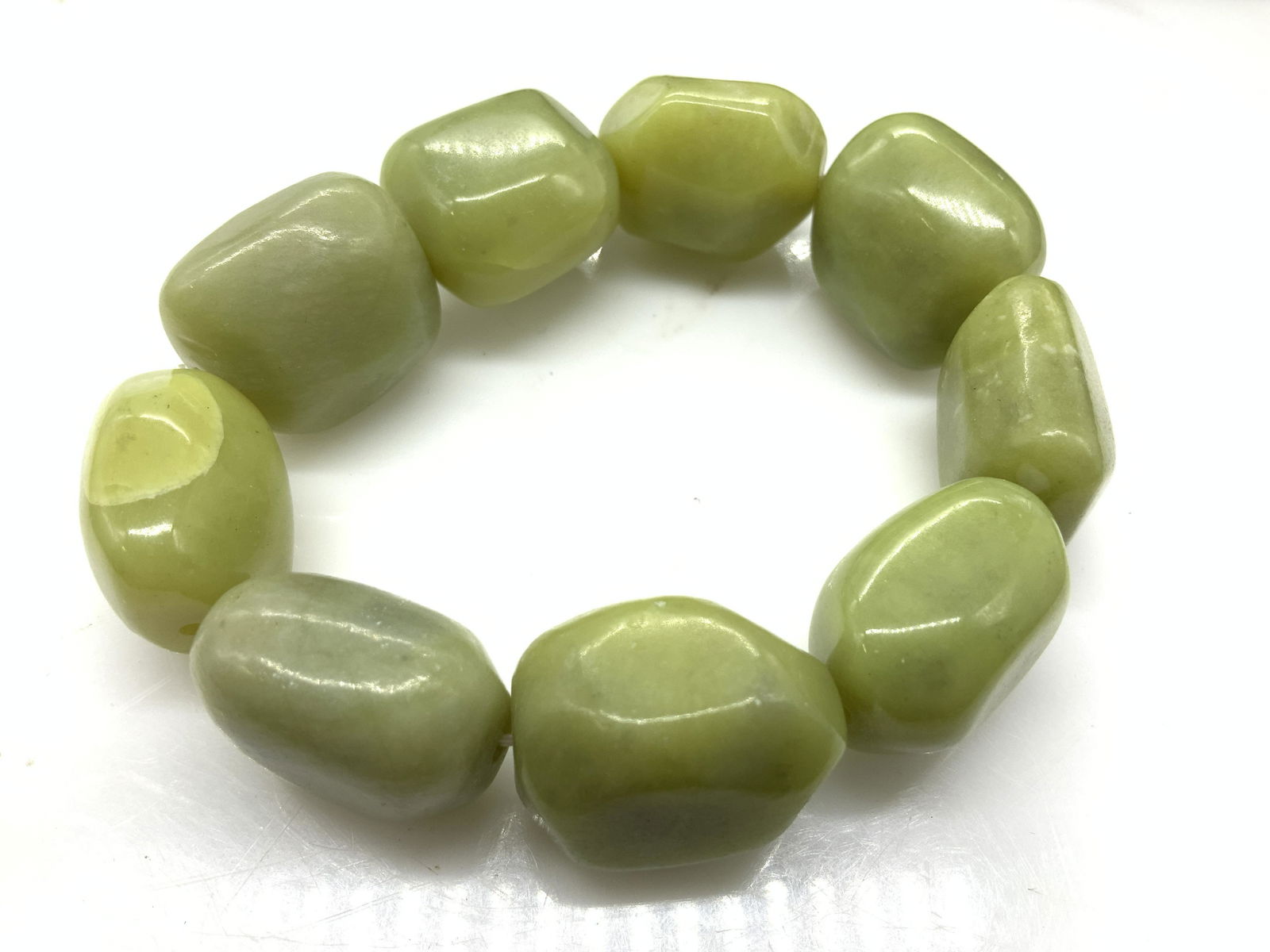 Chunky Natural Stone Stretch Bracelet, (1 of 4)