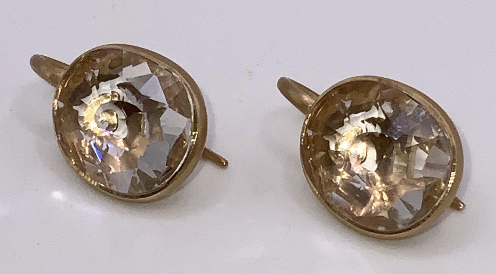 POMELLATO Sgn 18K Gold Prasiolite Earrings IT (1 of 13)