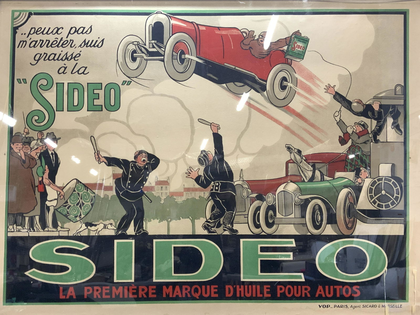 Sideo Vintage Original Lithograph XL, France (1 of 13)