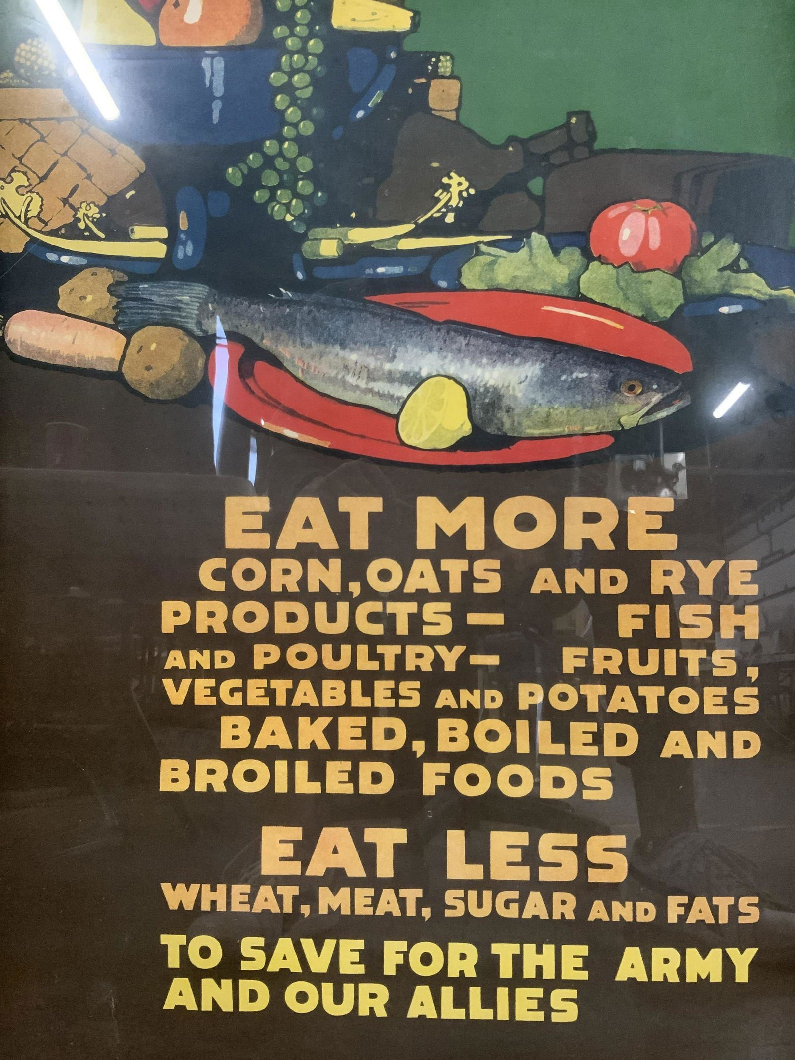 L.N. BRITTON Eat More U.S. Food Admin Lithograph (1 of 14)
