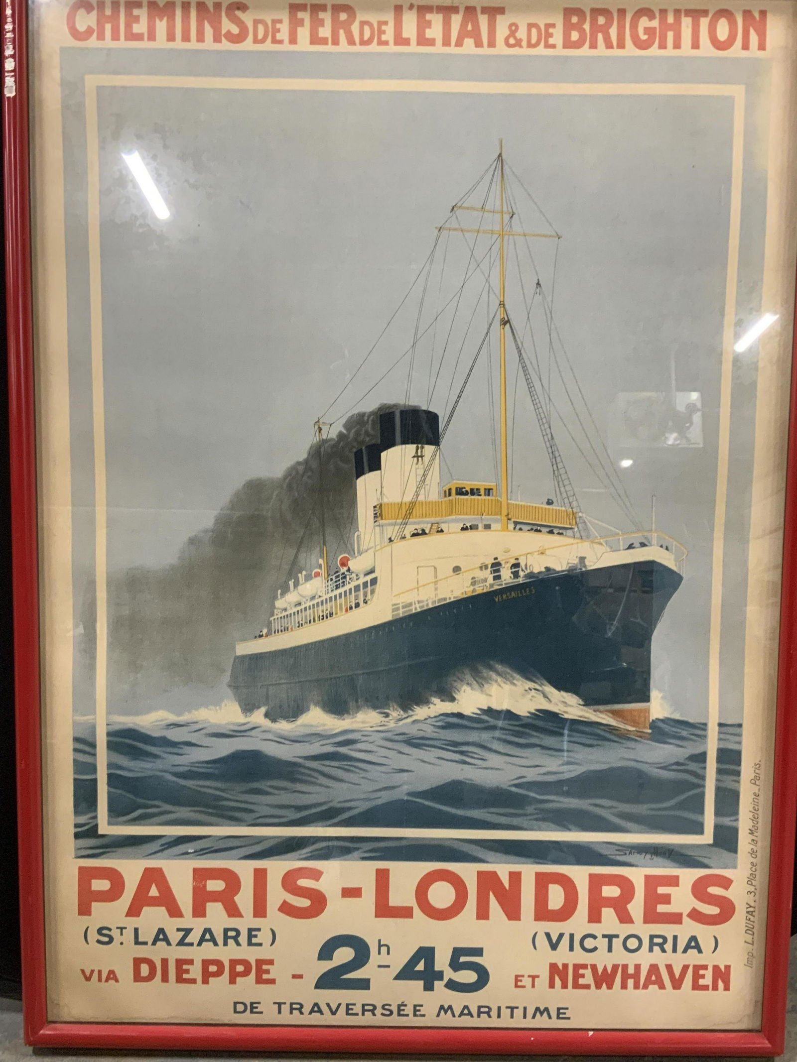 XL GEORGES TABOUREAU Imp. L. Dufay, Paris Litho (1 of 17)
