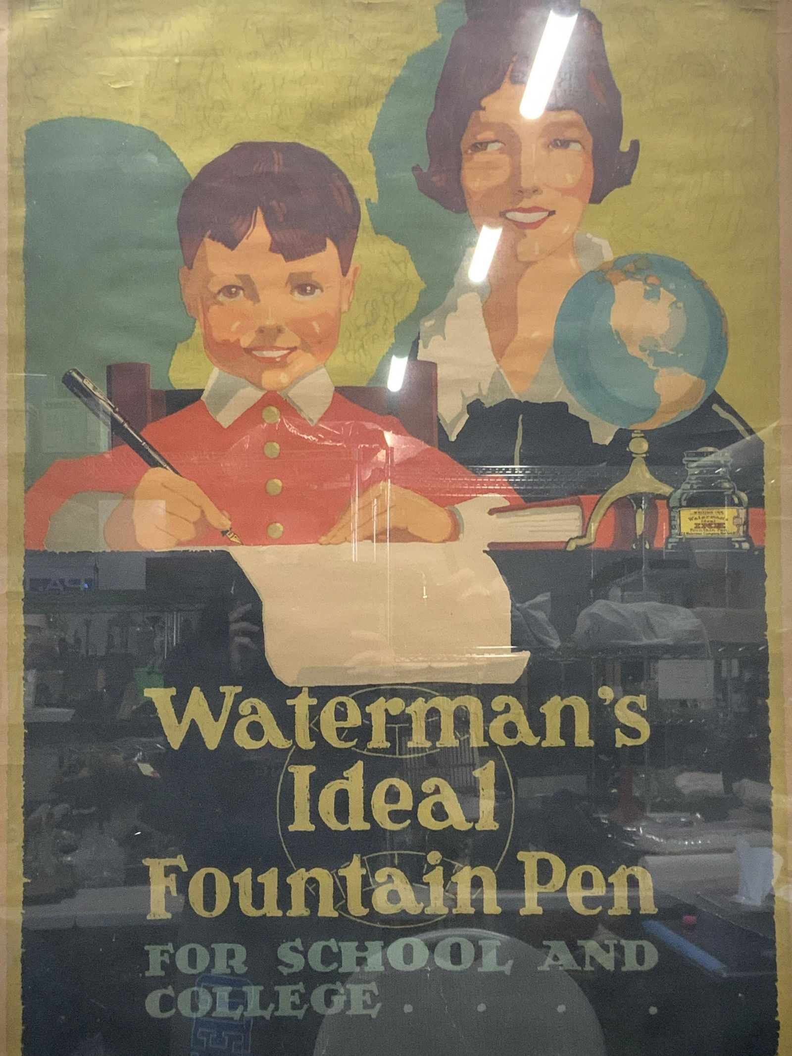L.N. BRITTON Watermans Ideal Pen Vtg. Ad. XL (1 of 12)