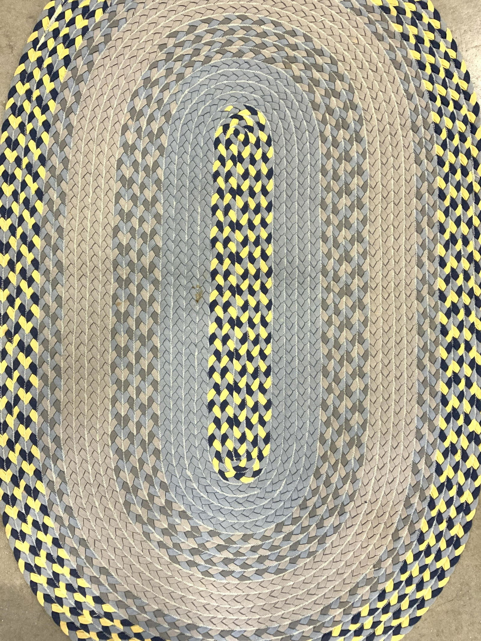Oval Four Tone Braided Area Rug (1 of 11)